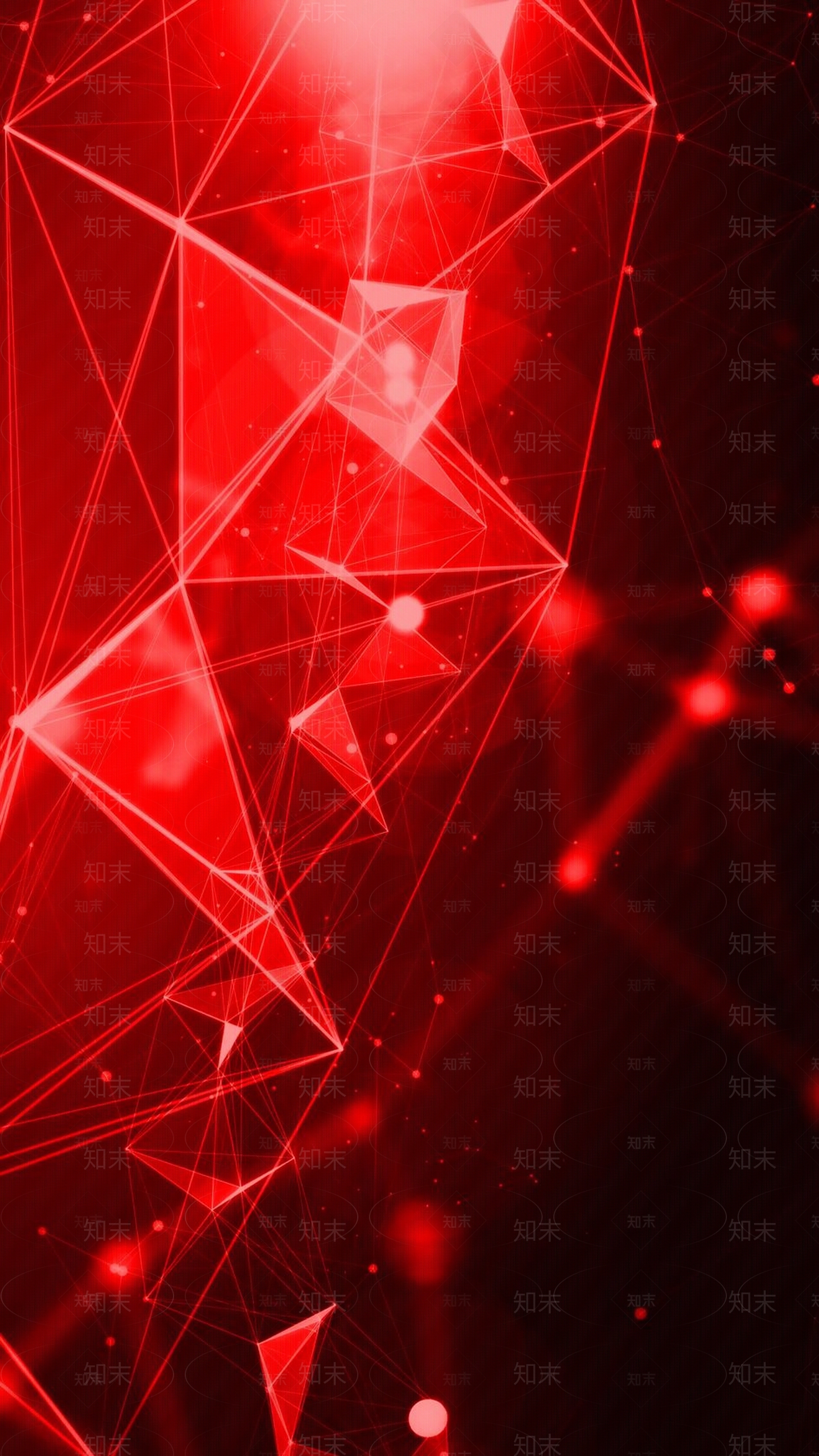 红色高科技炫酷地球数字展厅屏幕贴图下载【ID:1158133460】