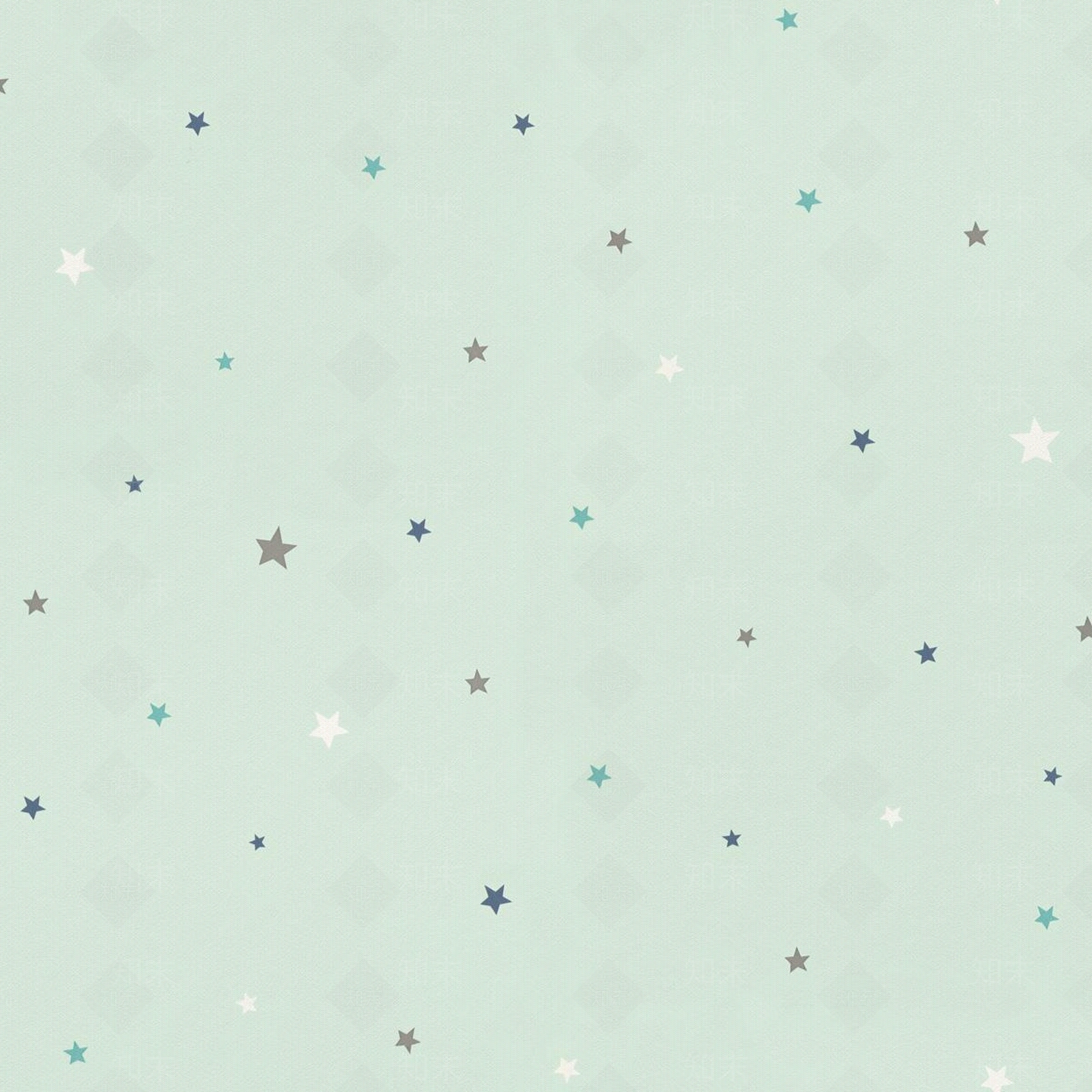 浅绿色星星儿童房壁布壁纸贴图下载【ID:1158137169】