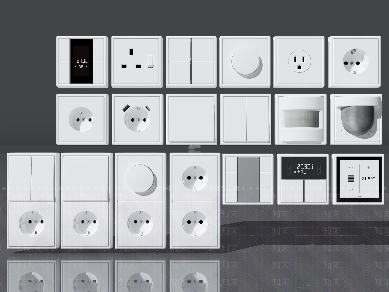 面板3D模型下载【ID:1158138526】