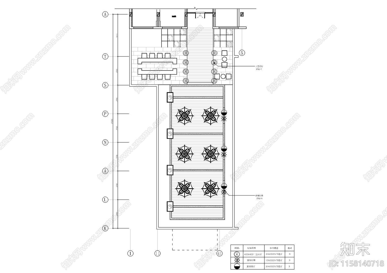 商业屋顶花园景cad施工图下载【ID:1158140718】