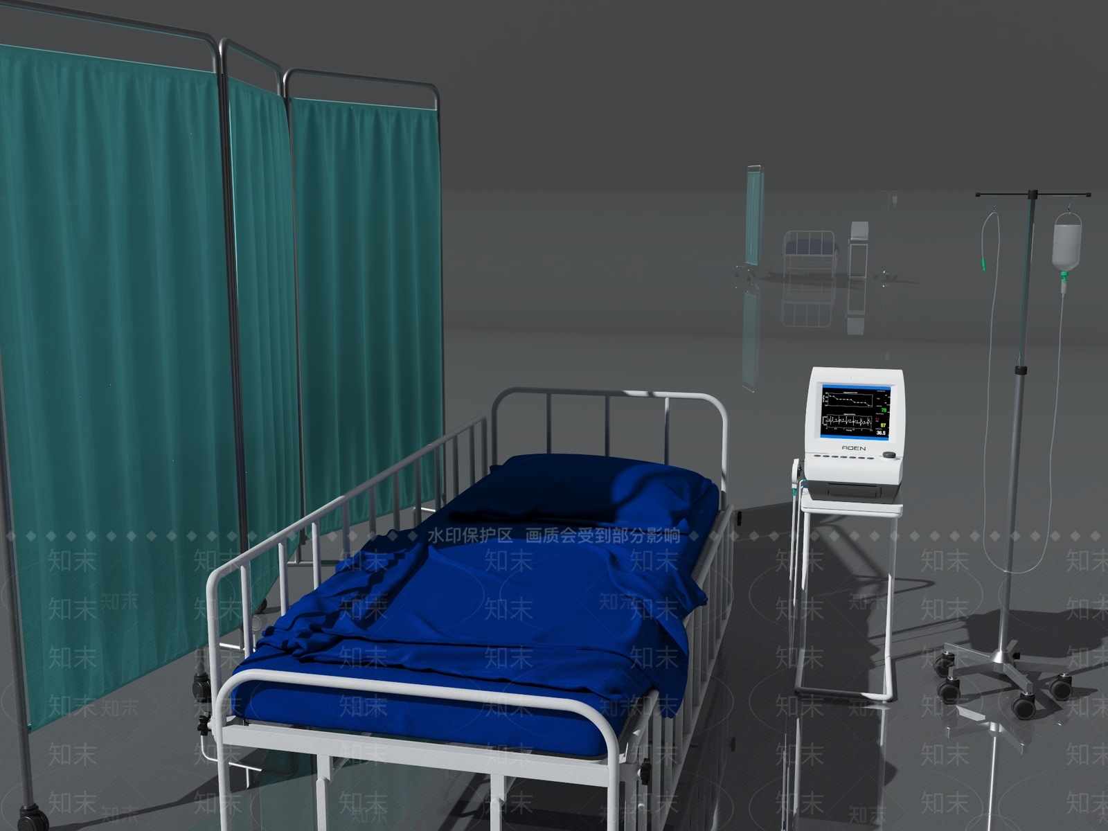 医疗器材3D模型渲染效果图