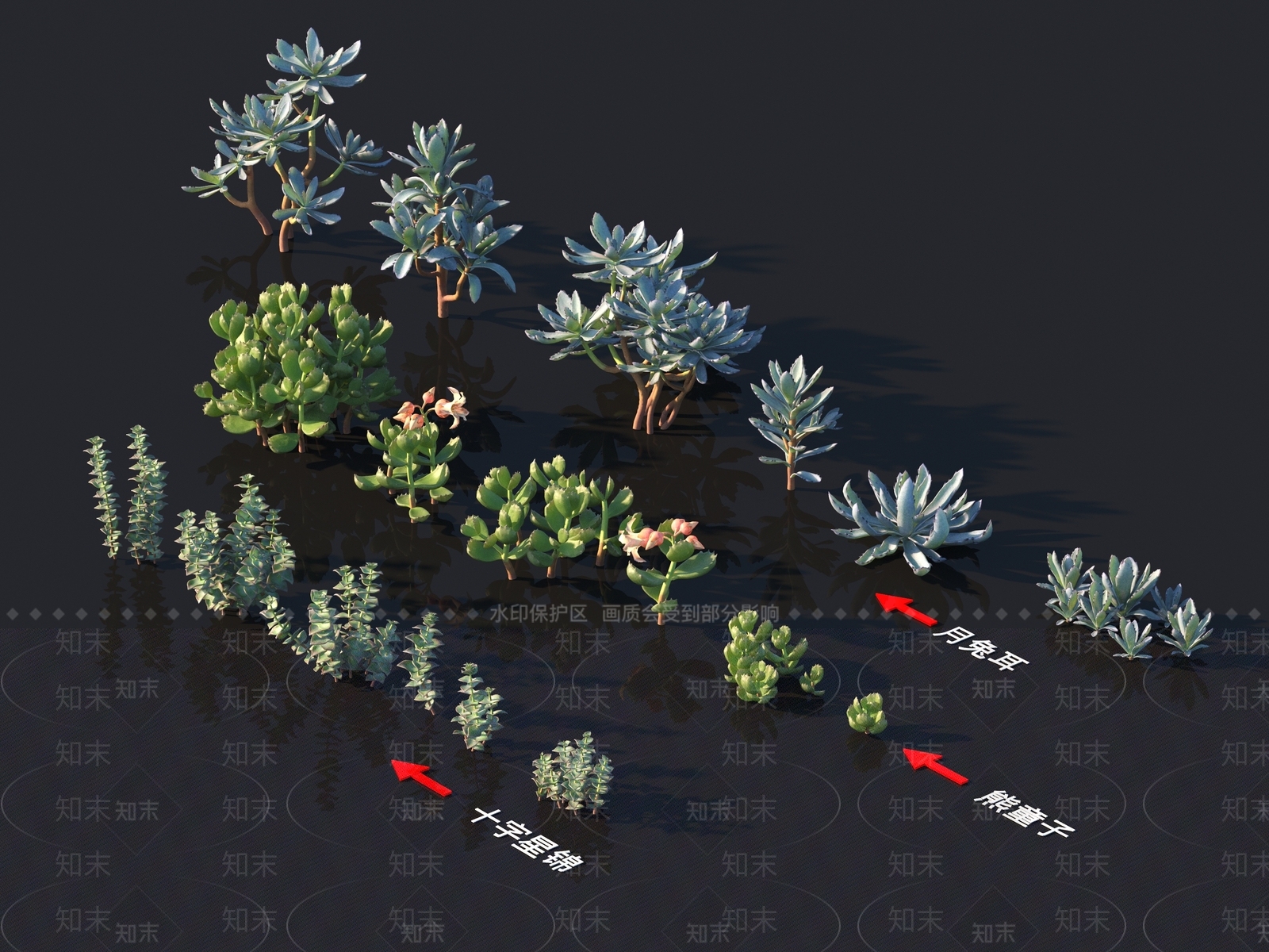 十字星锦3D模型下载【ID:1158146690】