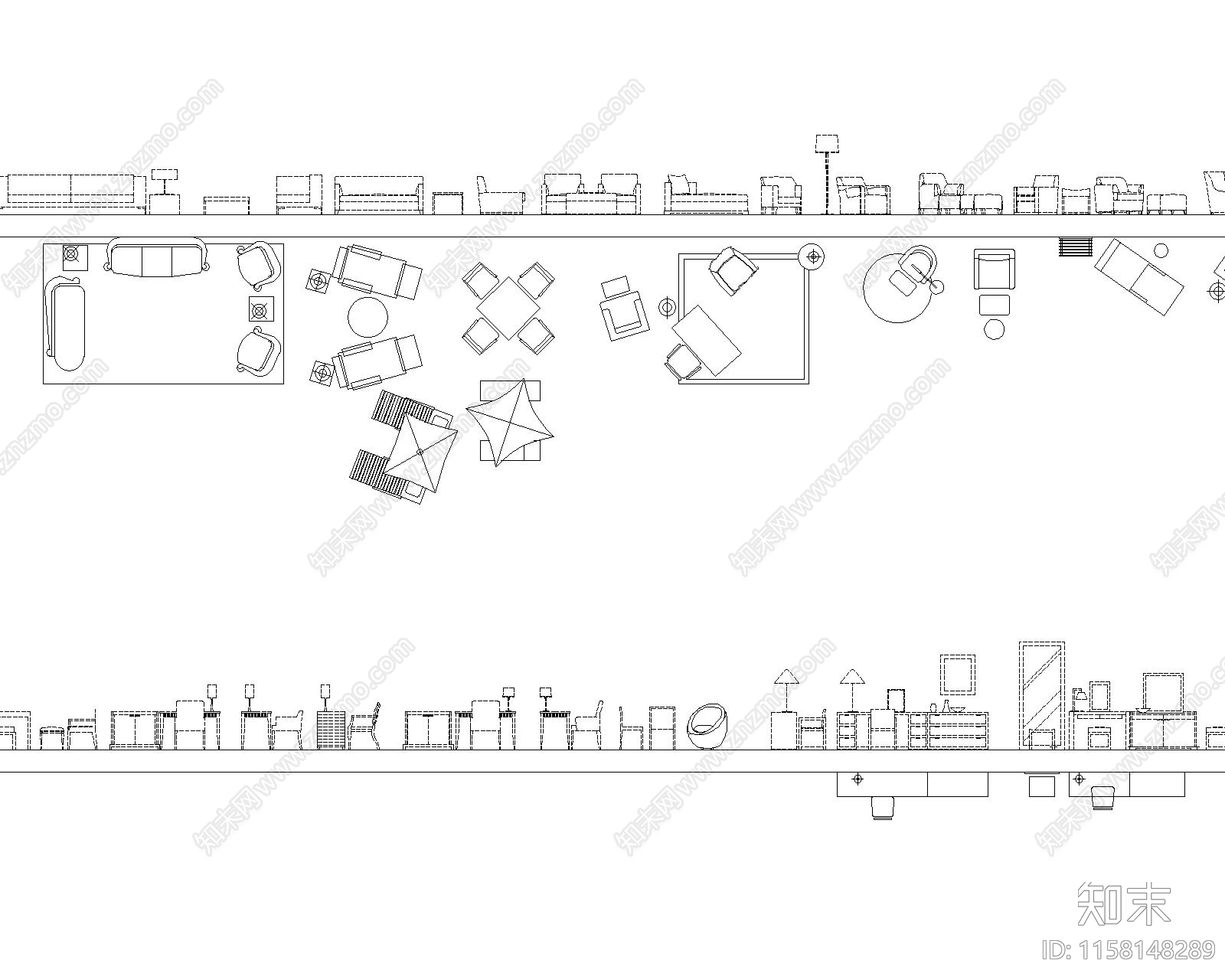 2024名师专用室内设计图库施工图下载【ID:1158148289】