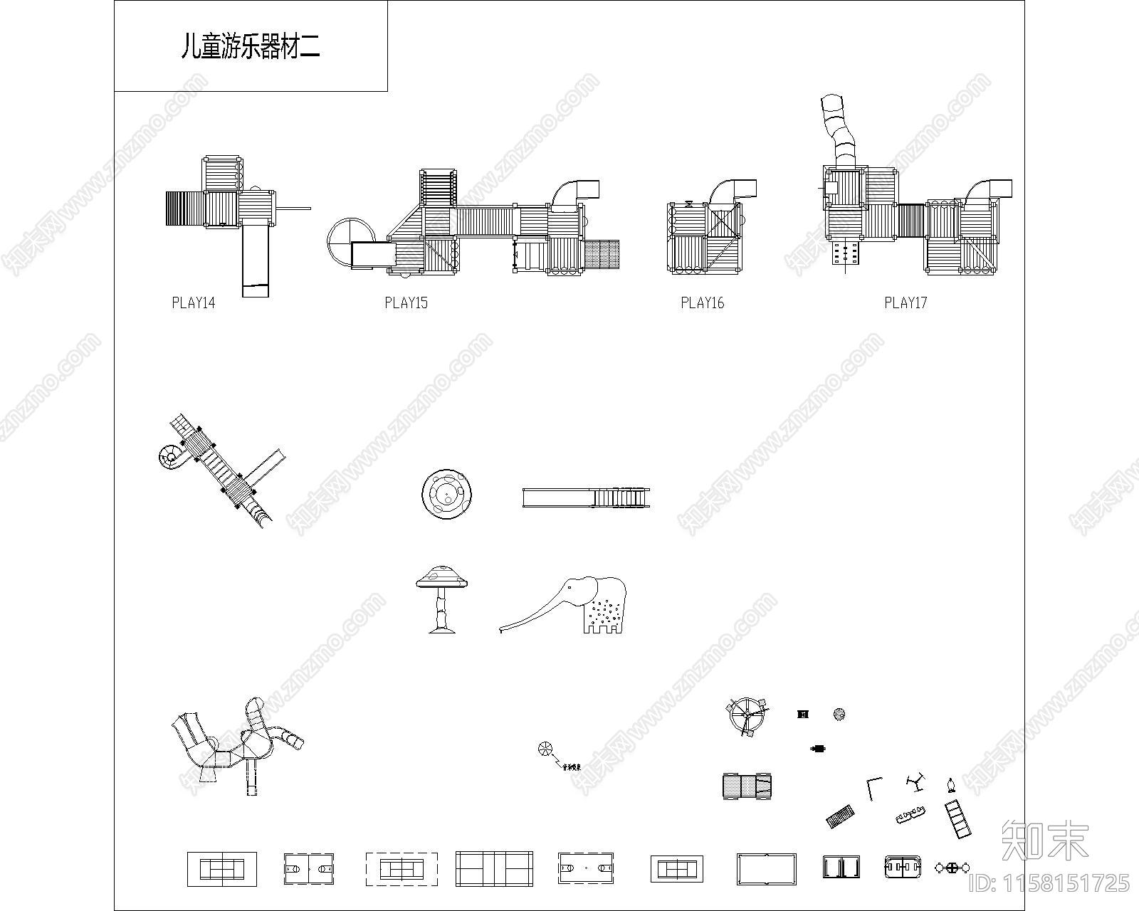 施工图制图部件图例大集cad施工图下载【ID:1158151725】