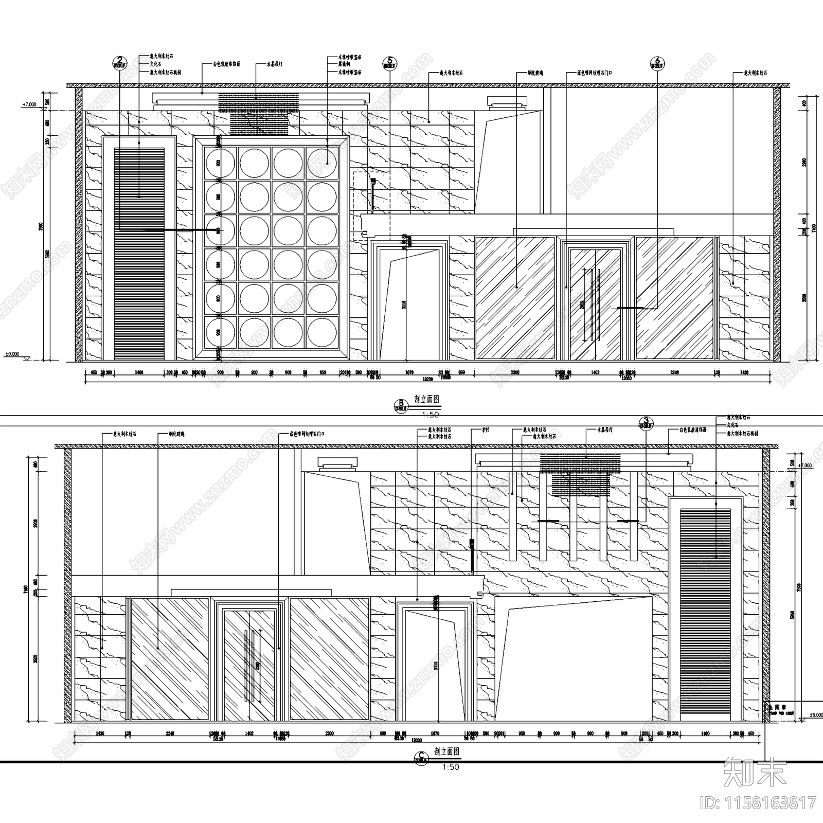 现代伊春日月峡旅游度假休闲综合楼室内工装cad施工图下载【ID:1158163817】