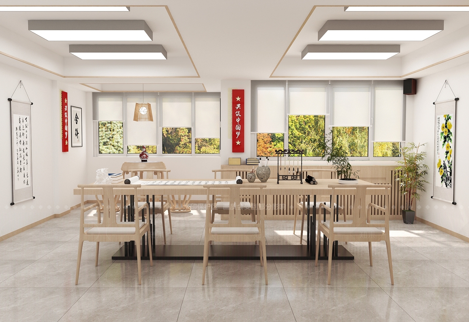 现代茶馆3D模型下载【ID:1214570609】