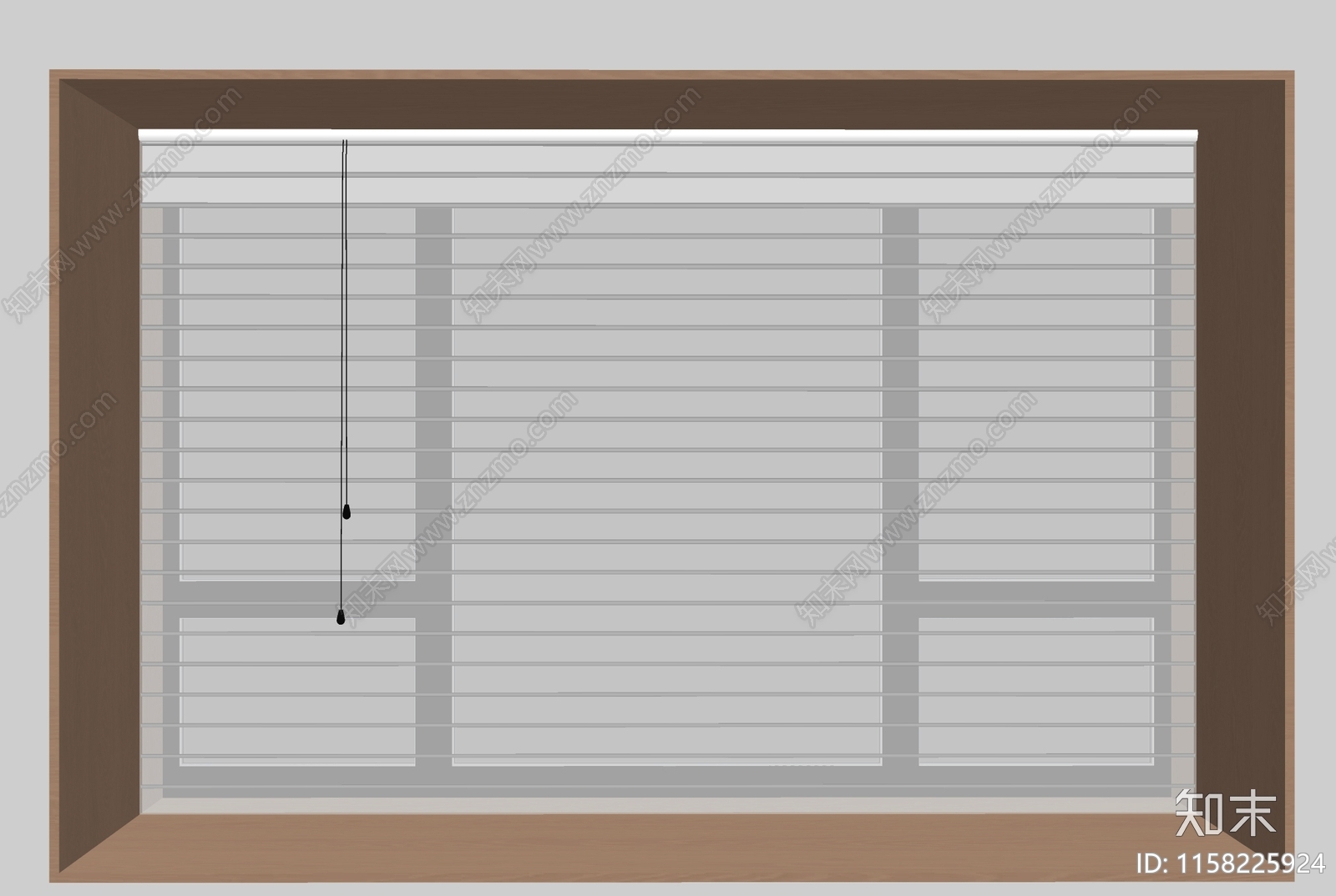 现代百叶帘SU模型下载【ID:1158225924】