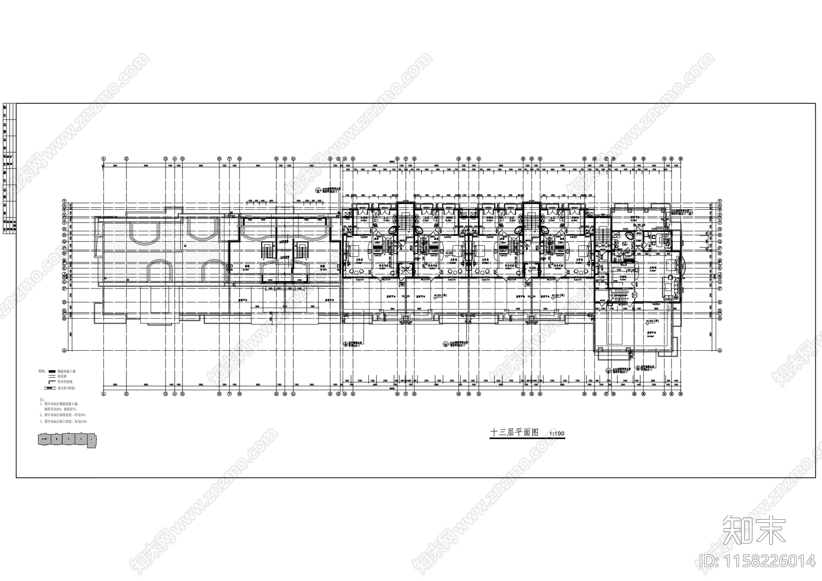 新村E区R21地块3号楼建筑cad施工图下载【ID:1158226014】