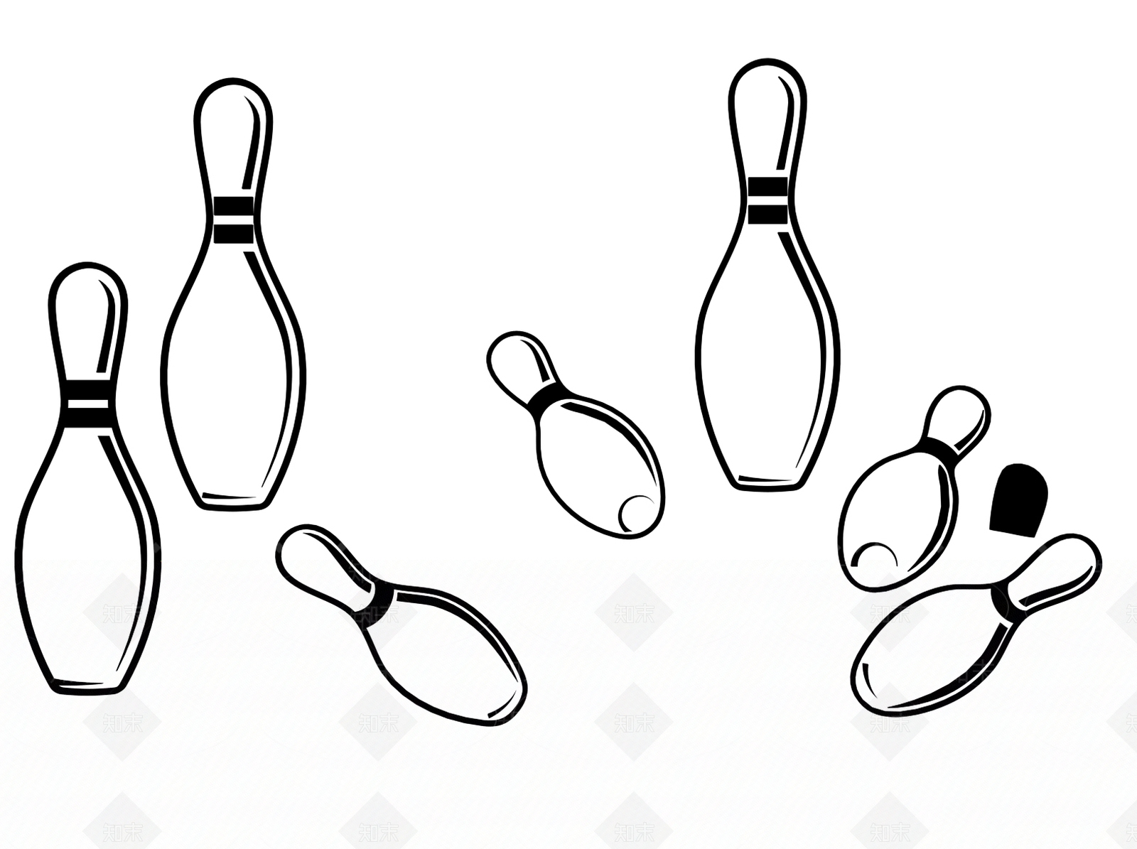 现代保龄球3D模型下载【ID:1158227376】