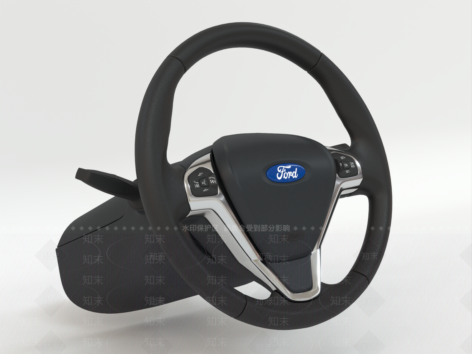 福特汽车方向盘3D模型下载【ID:1158234465】