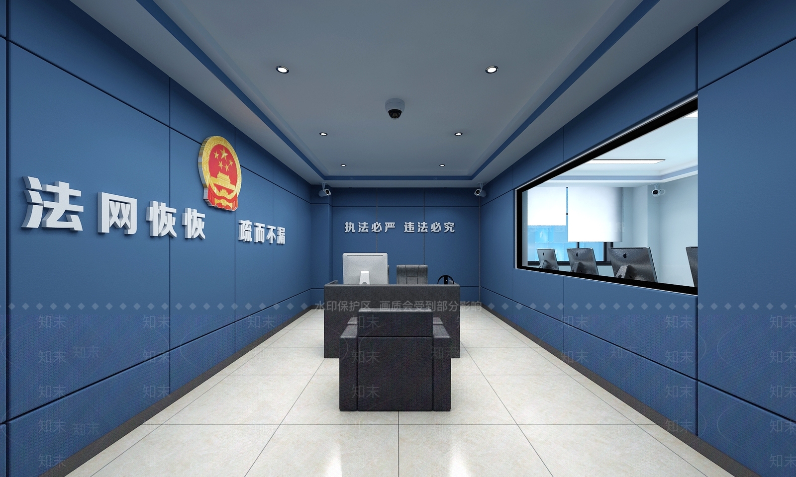 现代审讯室3D模型下载【ID:1158235324】