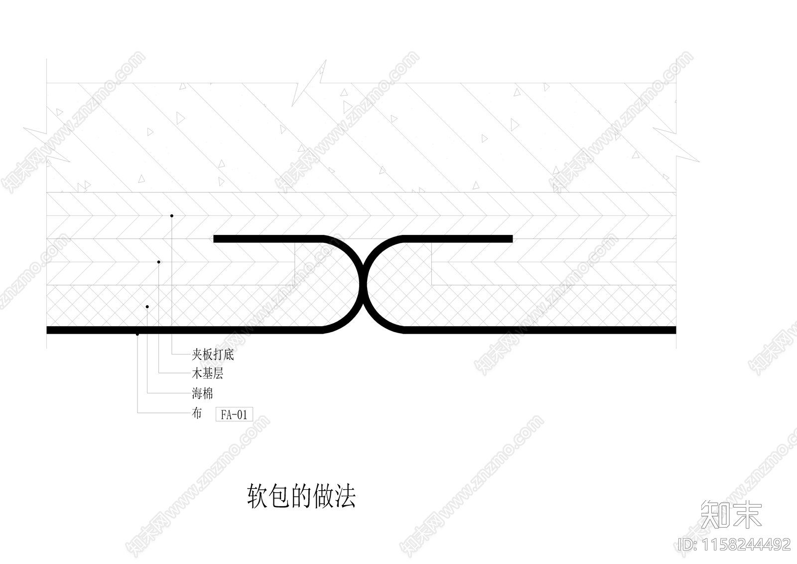 背景墙节点CAD图纸