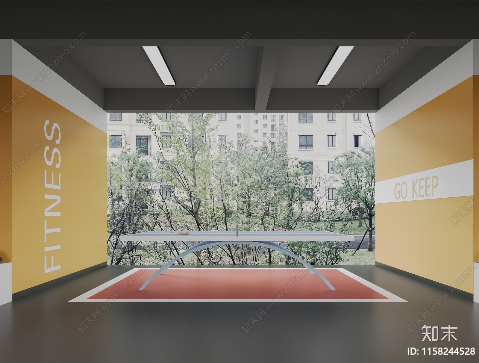 现代公共健身房3D模型下载【ID:1158244528】