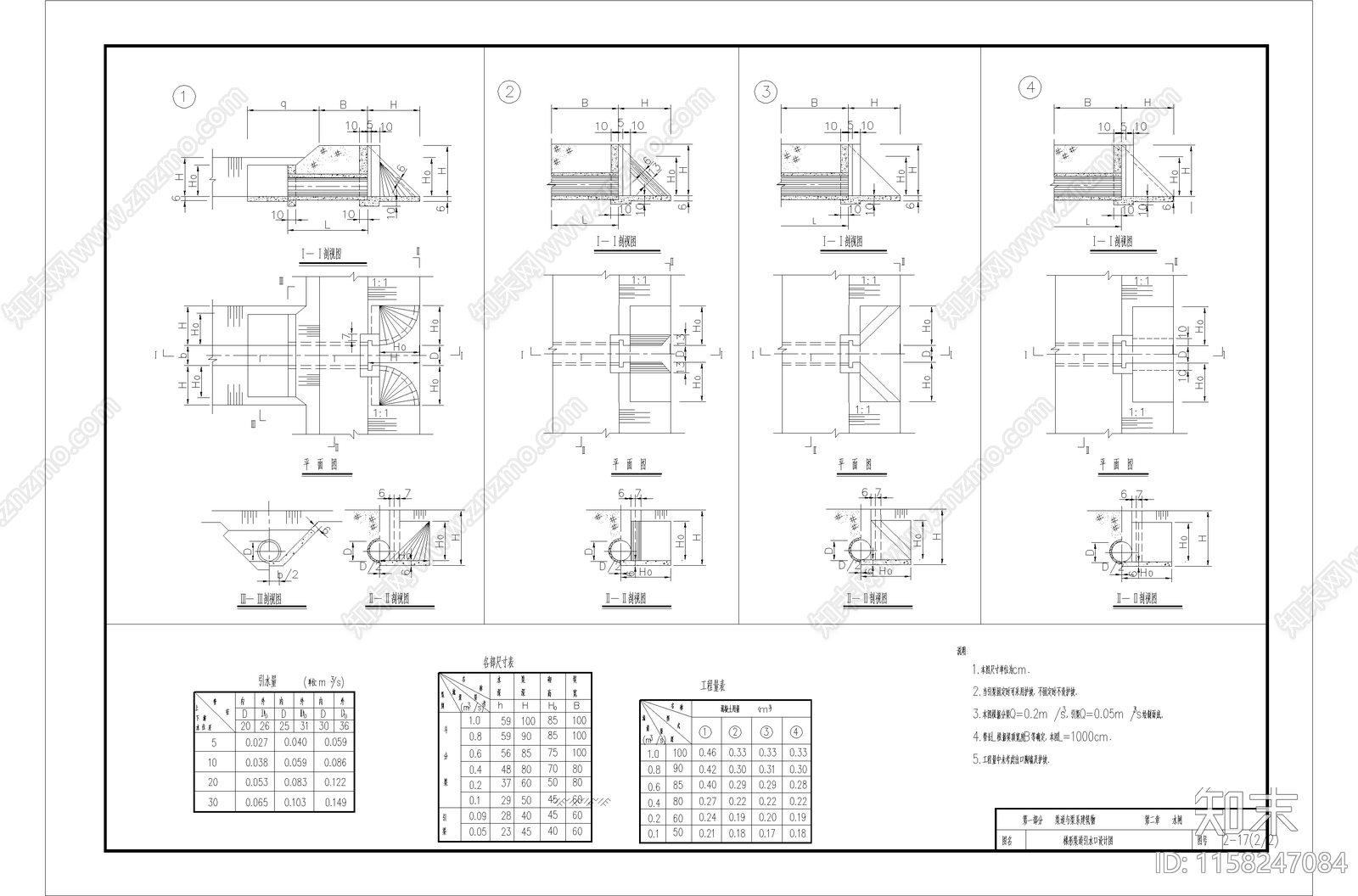 节水灌溉系统典型平面设计图集cad施工图下载【ID:1158247084】