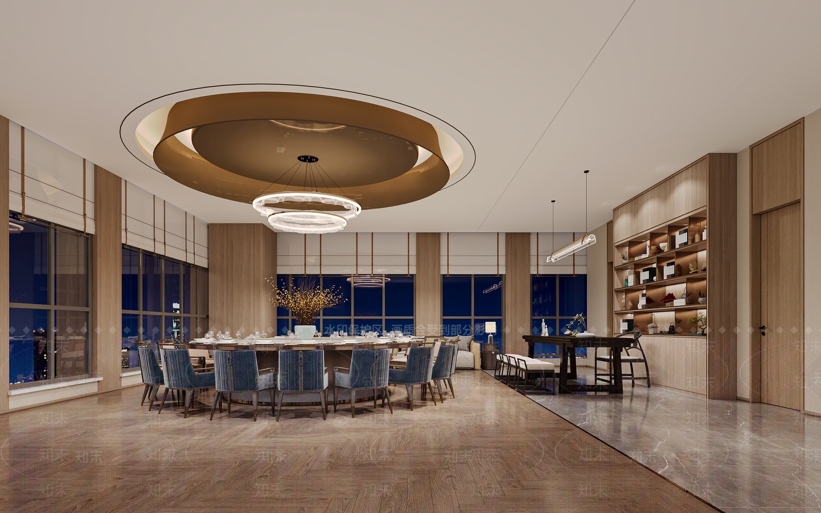现代酒店包厢3D模型下载【ID:1158247769】