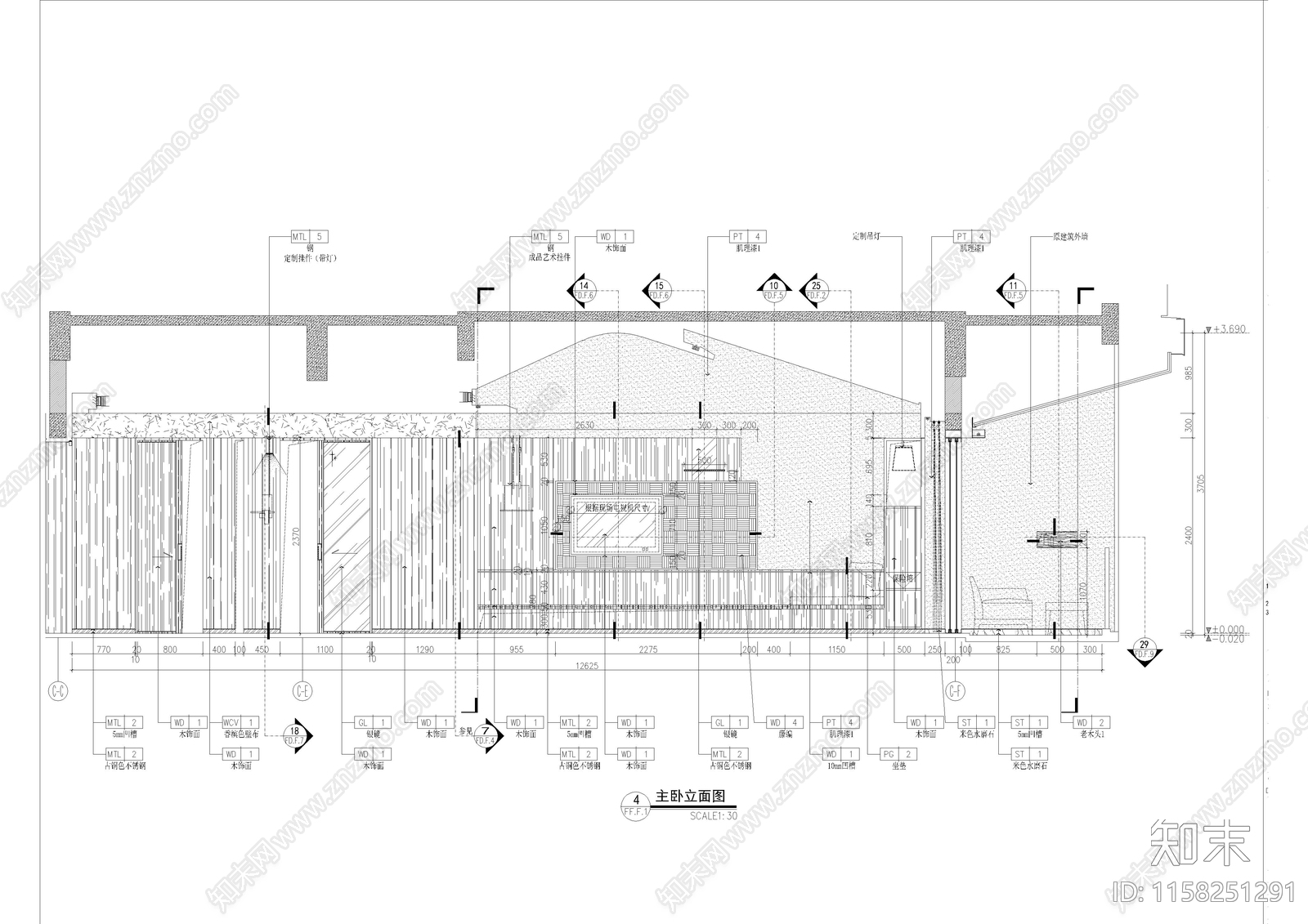 2024高端酒店标间全cad施工图下载【ID:1158251291】