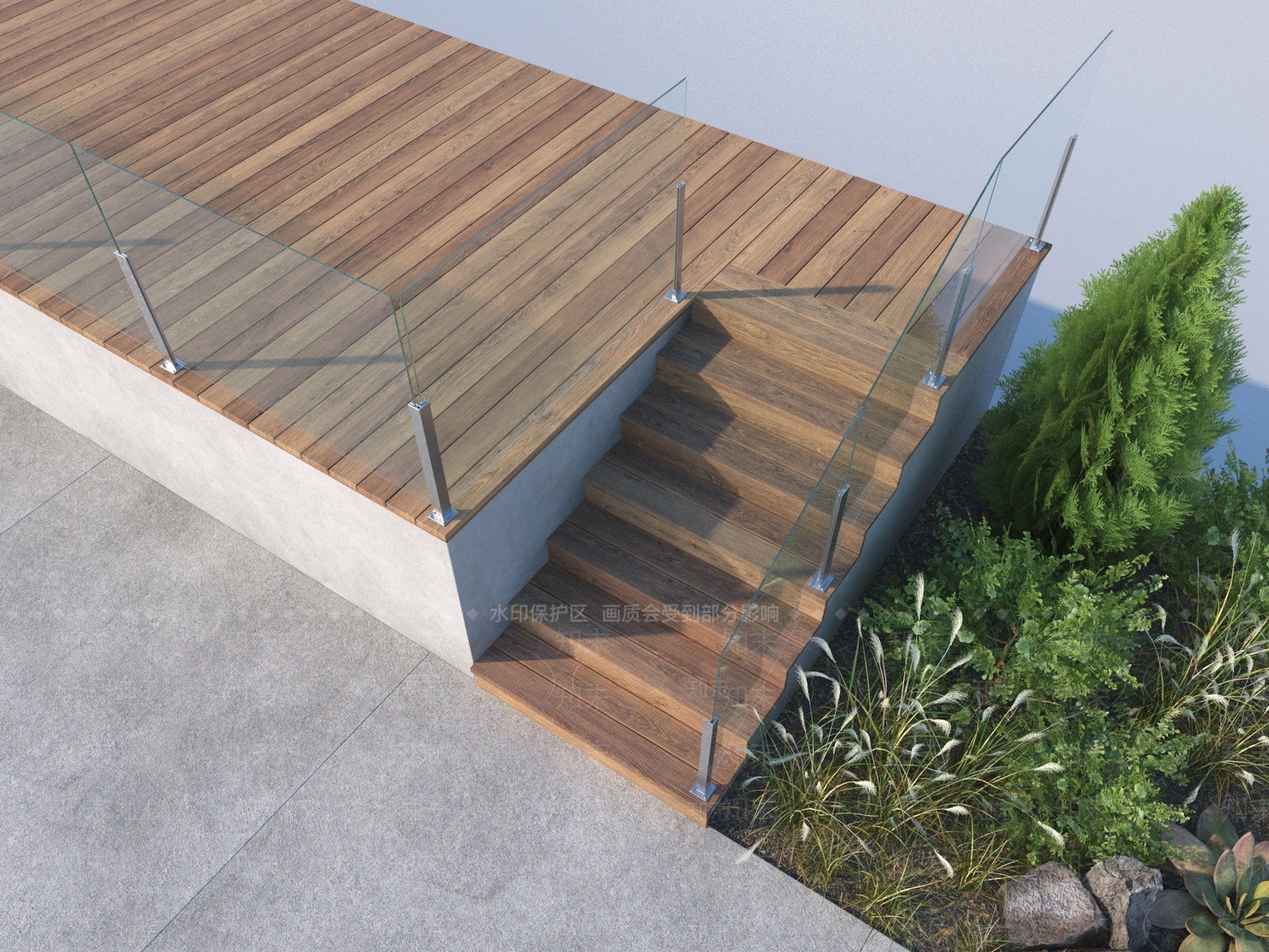 现代楼梯3D模型下载【ID:1158254256】