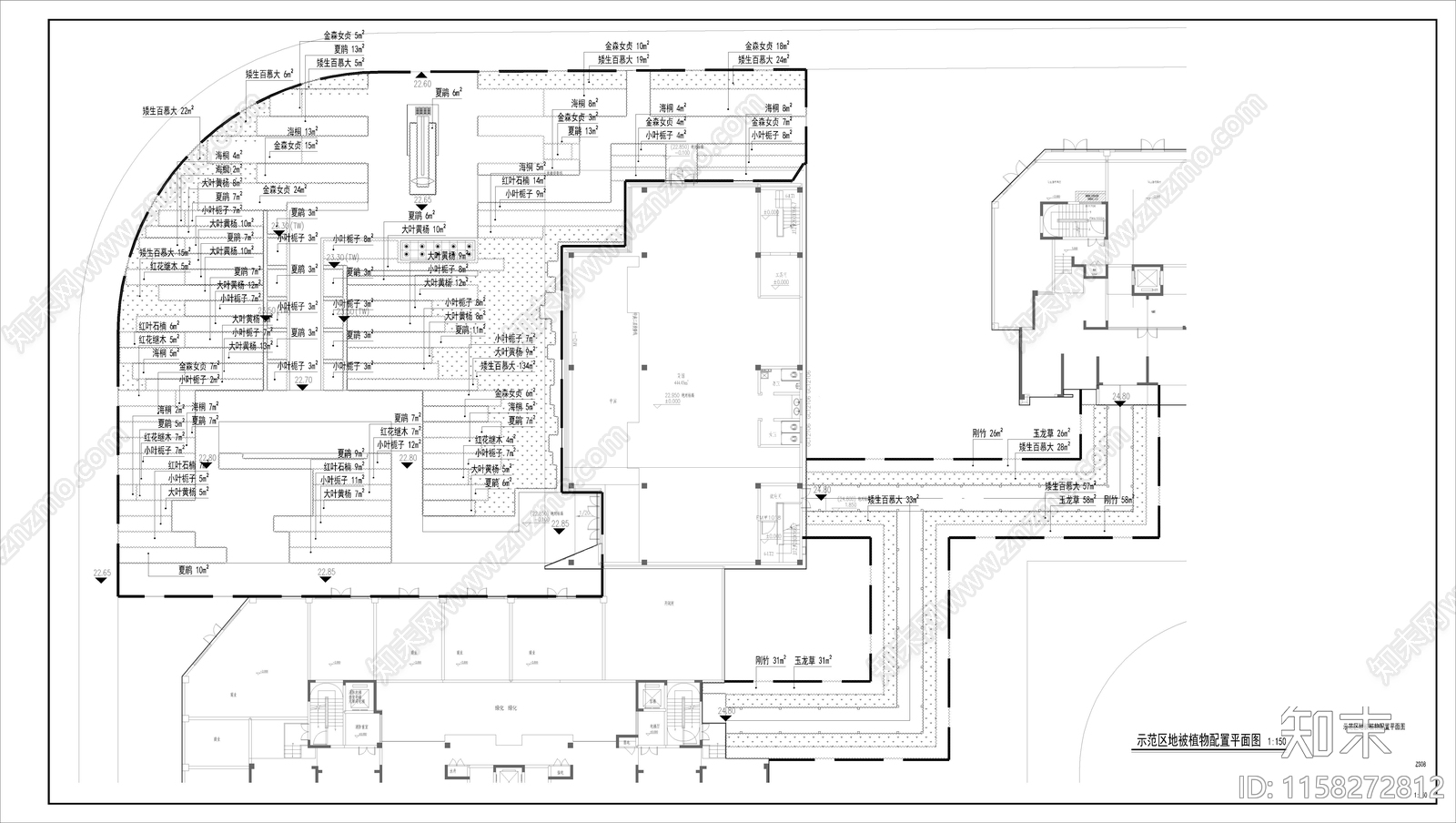 地产示范区全套图纸cad施工图下载【ID:1158272812】