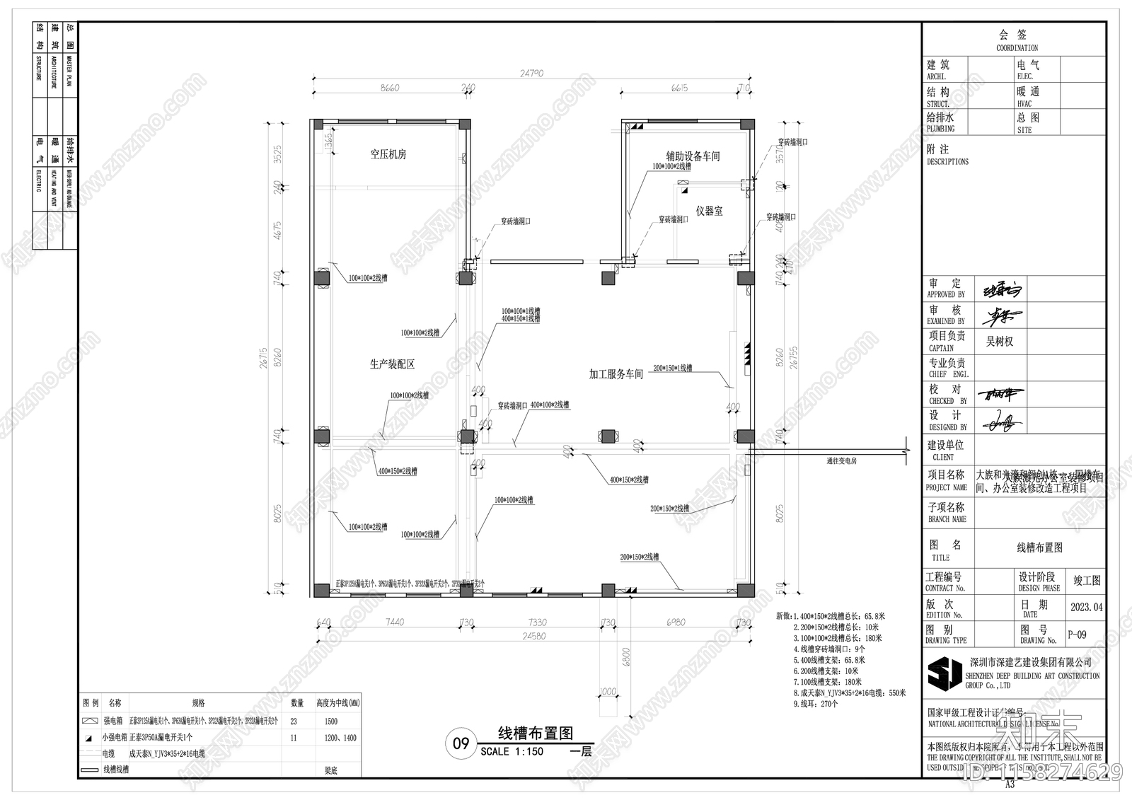 车间装修改cad施工图下载【ID:1158274629】