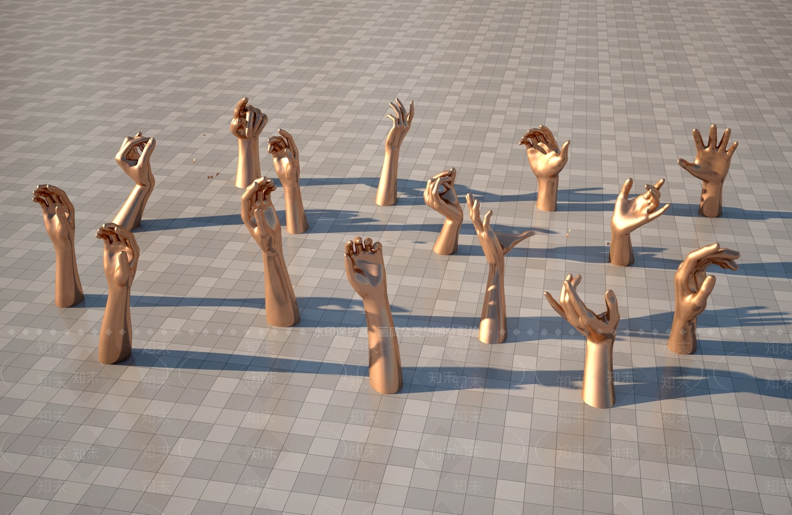 手势3D模型下载【ID:1158278618】