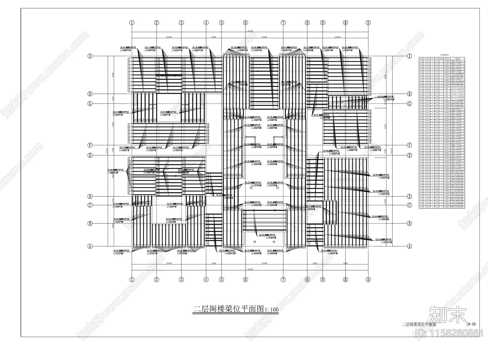 徽派古村落建筑修缮cad施工图下载【ID:1158280881】