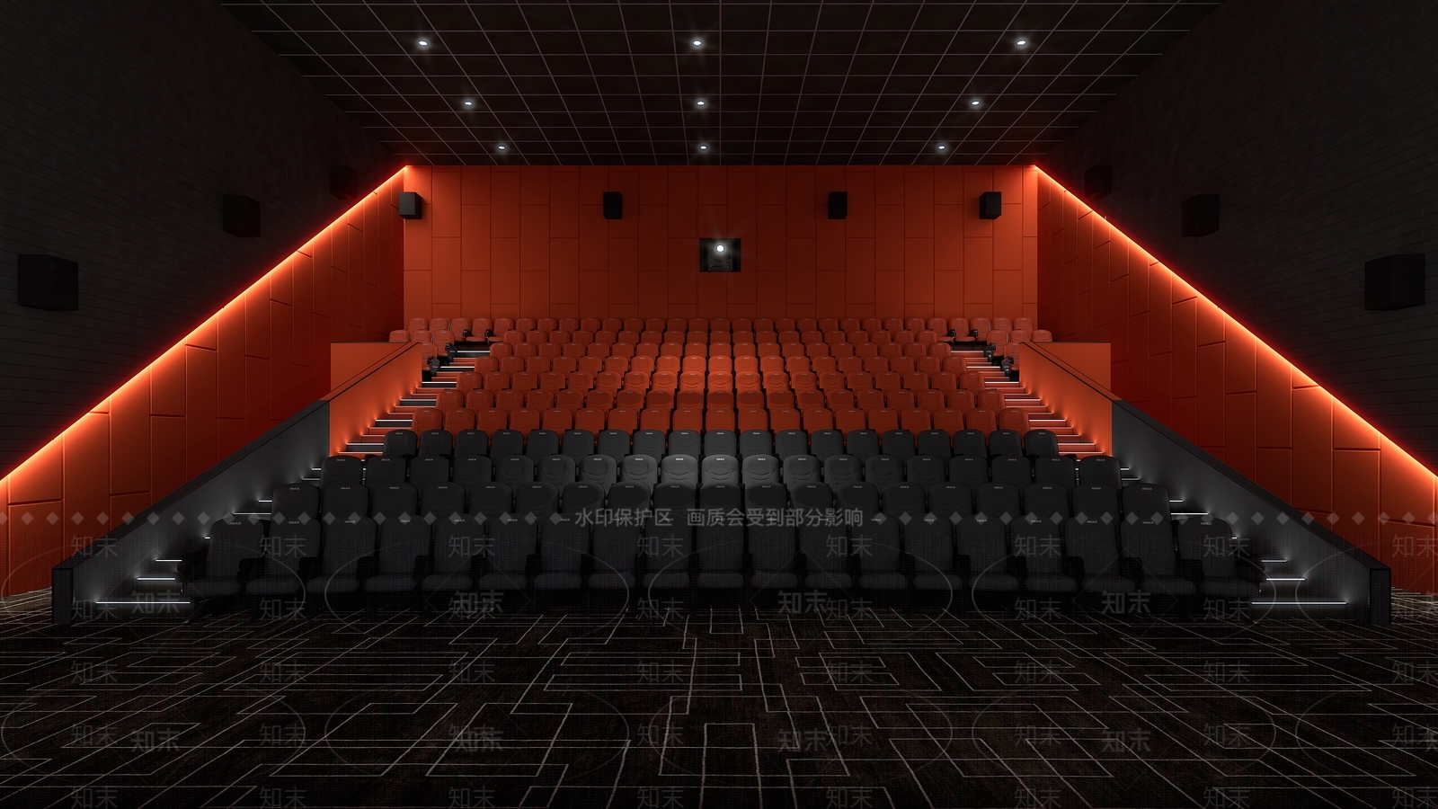 现代电影院IMAX影厅3D模型下载【ID:1158282321】