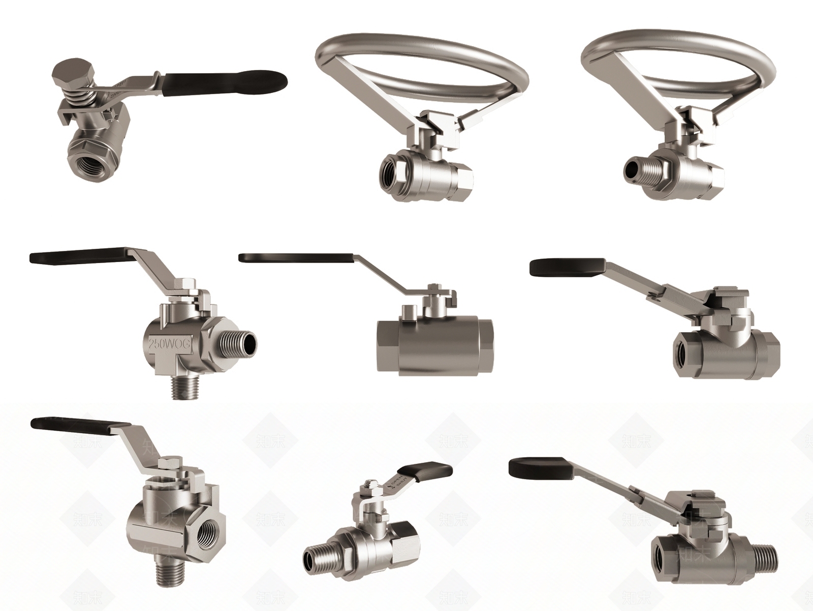 现代阀门SU模型下载【ID:1158284478】