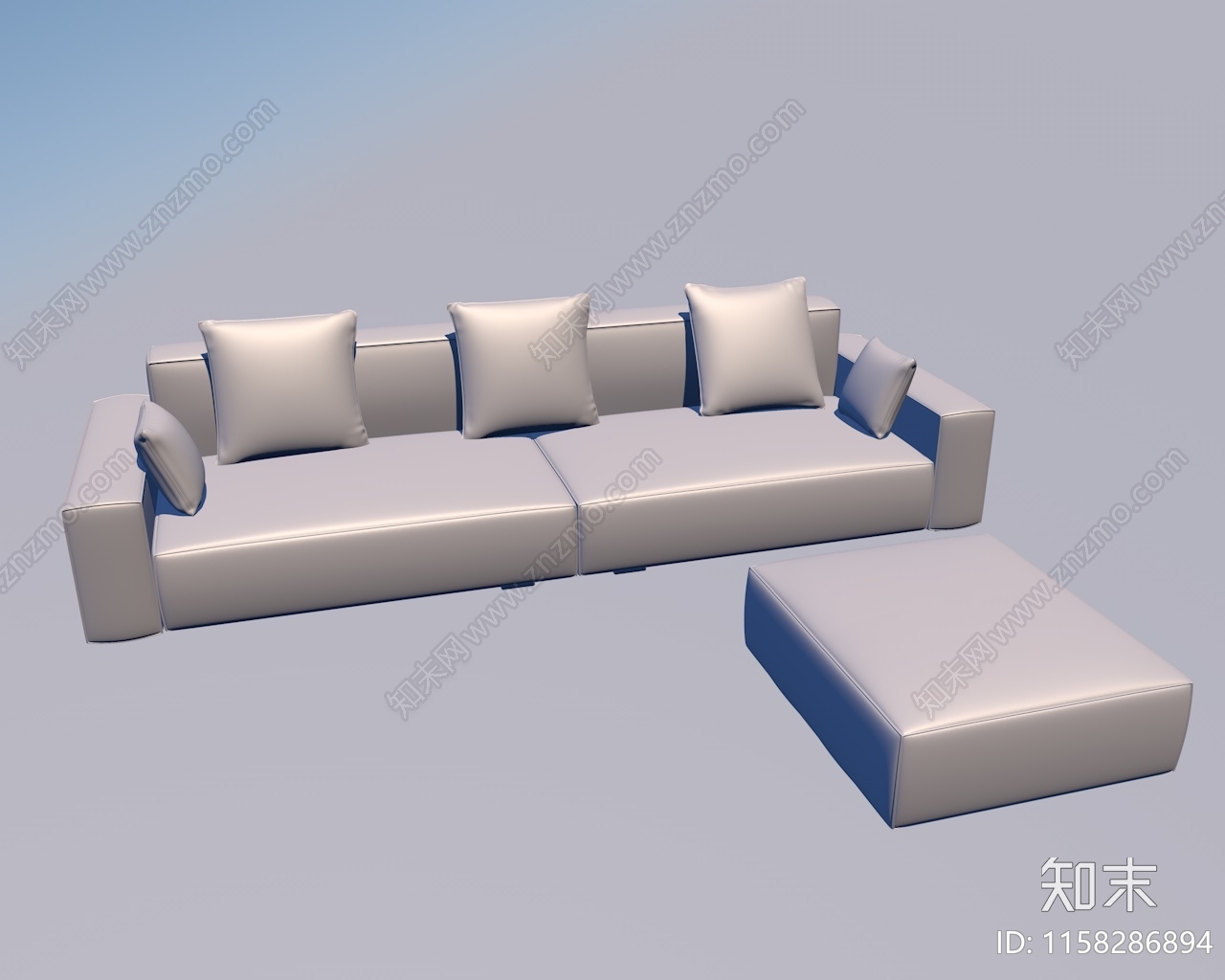 现代沙发3D模型下载【ID:1158286894】