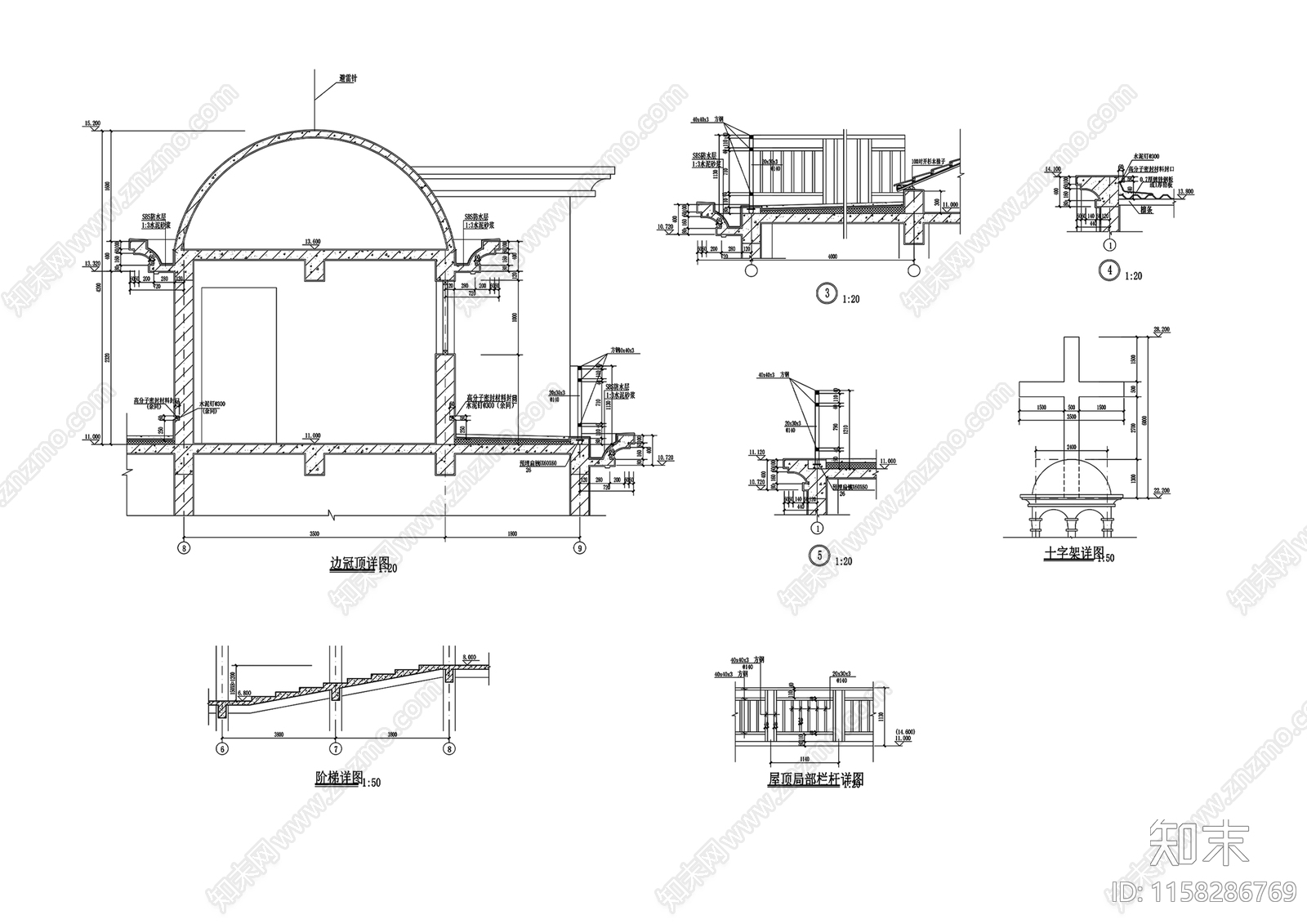 古建筑cad施工图下载【ID:1158286769】