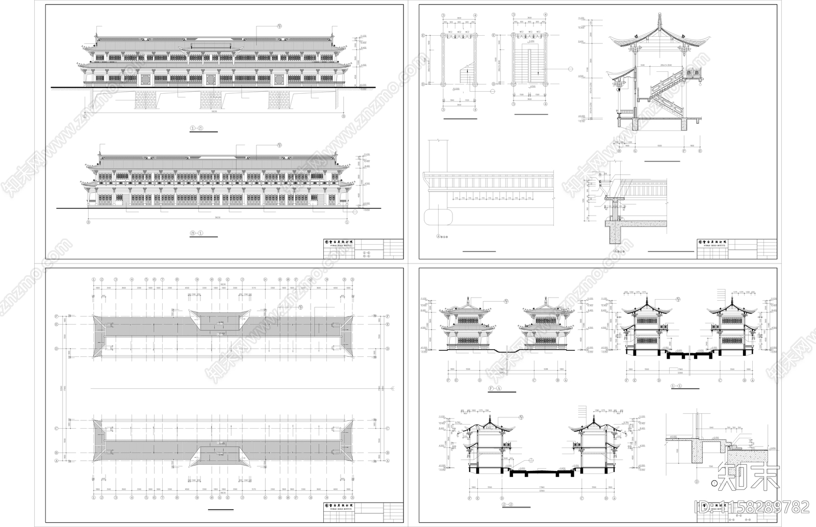 云南古建cad施工图下载【ID:1158289782】