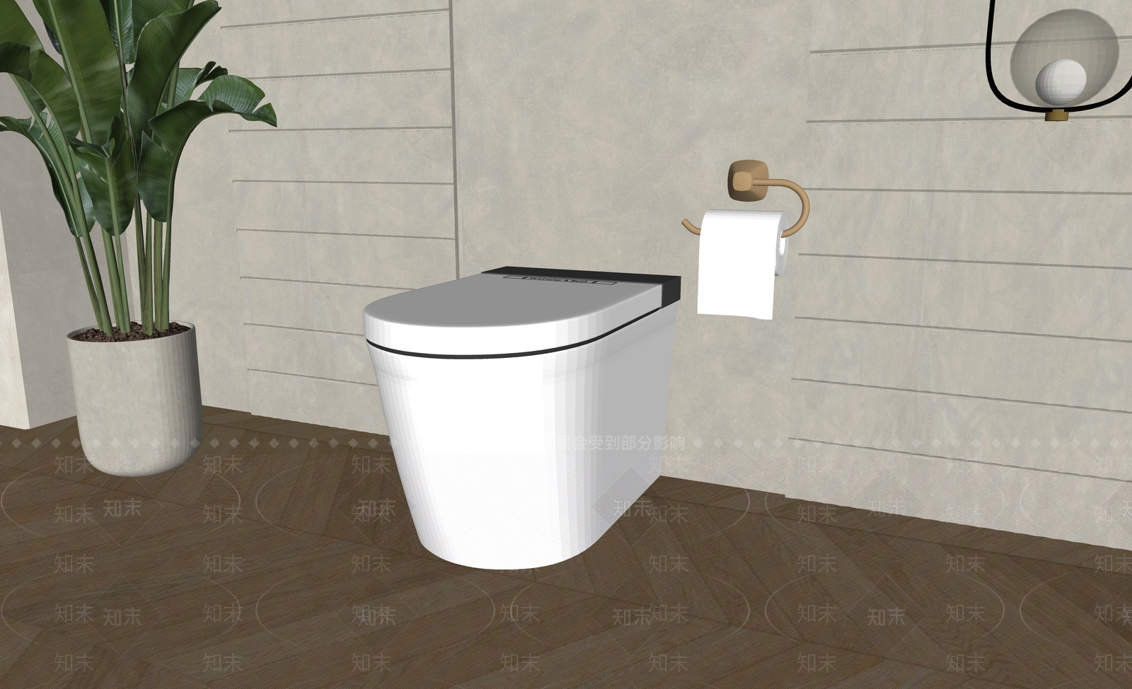 坐便器SU模型下载【ID:1158292665】