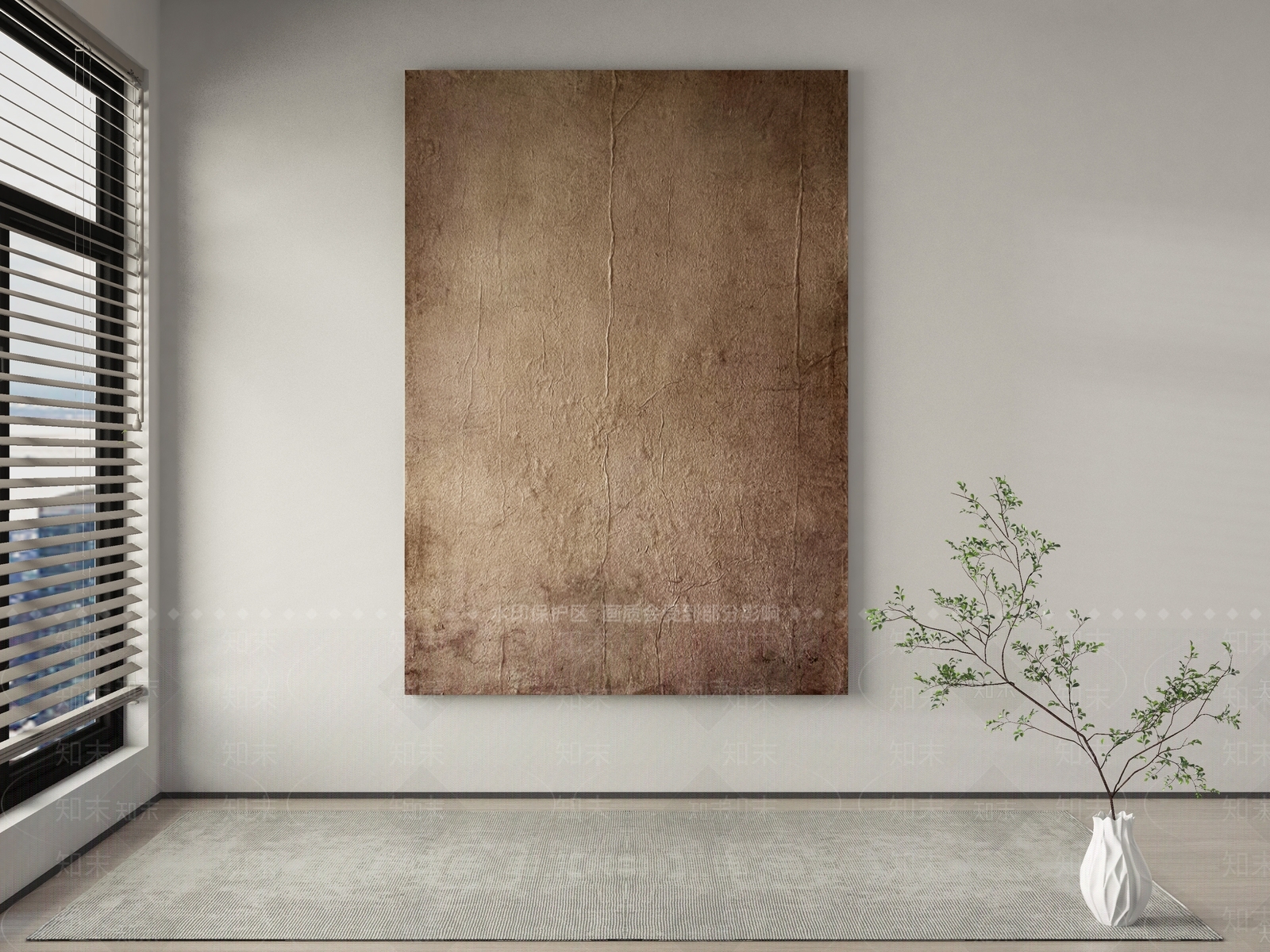 侘寂装饰画3D模型下载【ID:1158303281】