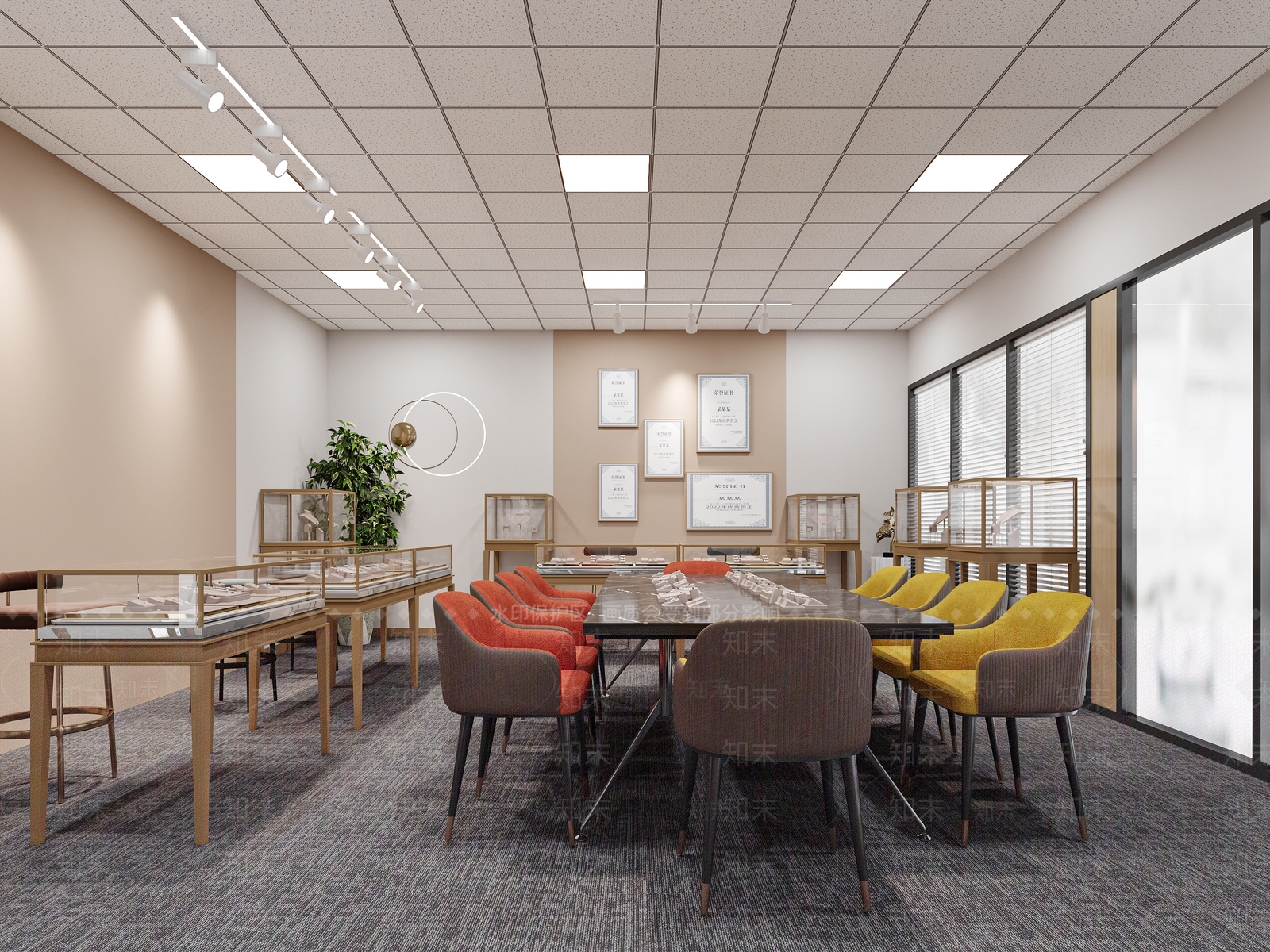 现代珠宝店3D模型下载【ID:1158306790】