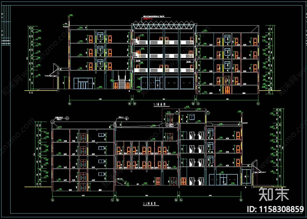 宾馆洗浴中心建图纸cad施工图下载【ID:1158308859】