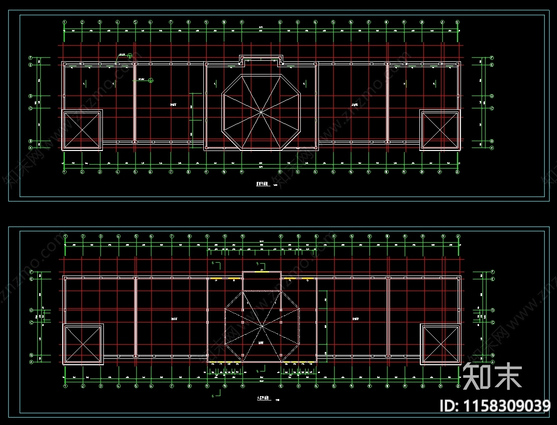 欧式宾馆建筑图cad施工图下载【ID:1158309039】