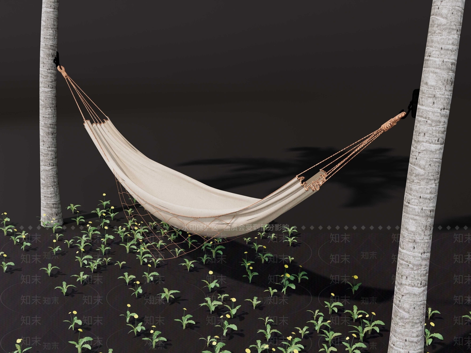 现代吊床SU模型下载【ID:1158314669】