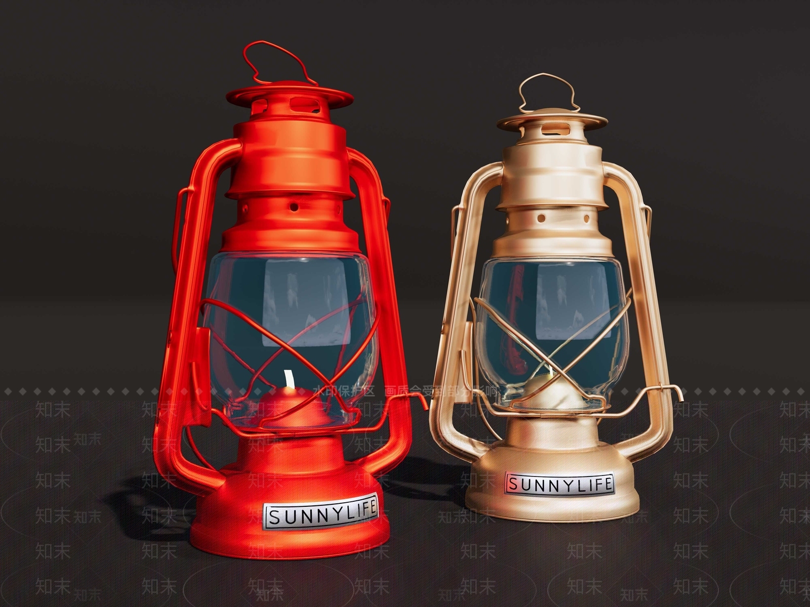 欧式马车灯SU模型下载【ID:1158314760】