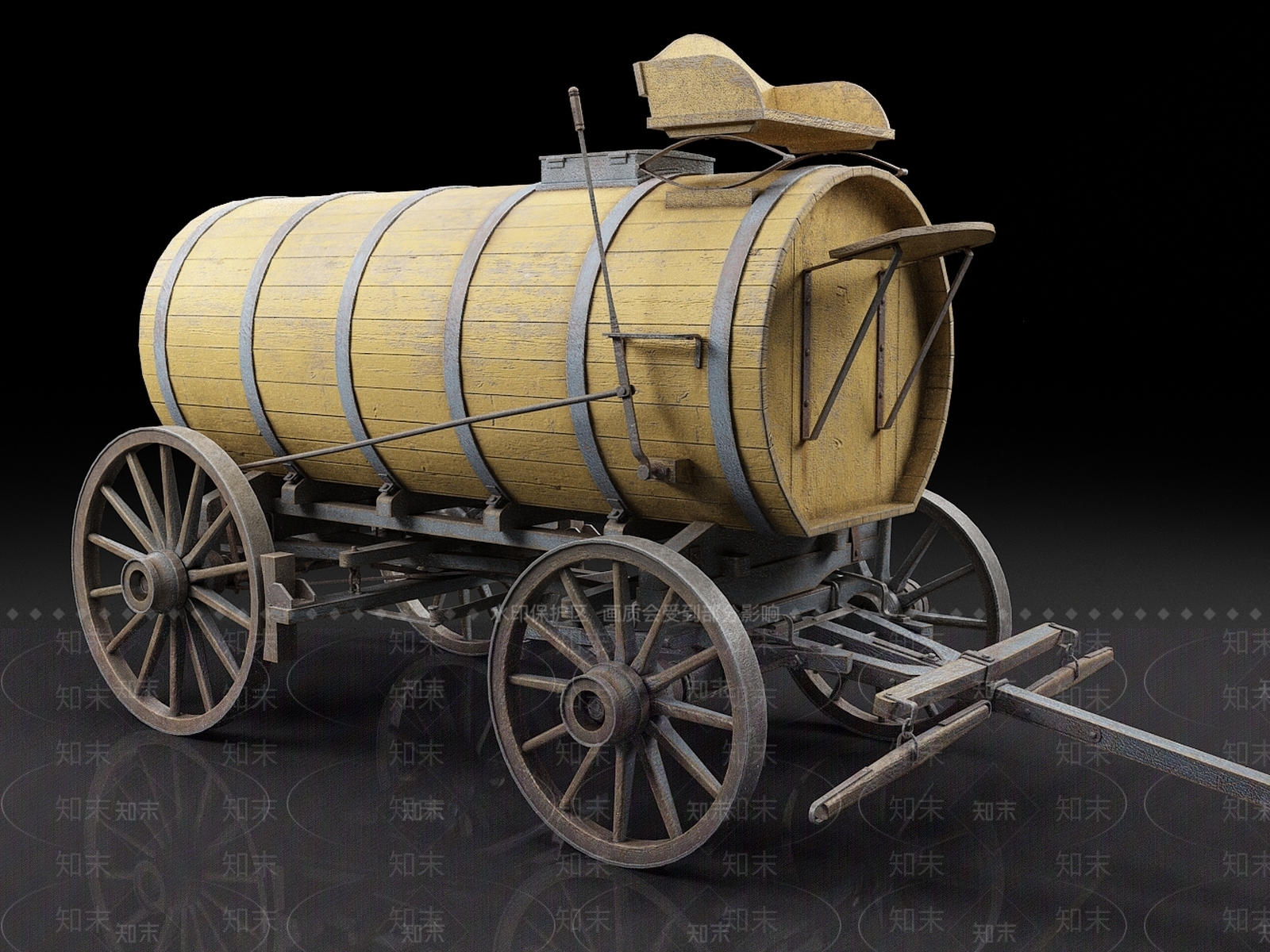 现代水车3D模型下载【ID:1158320522】