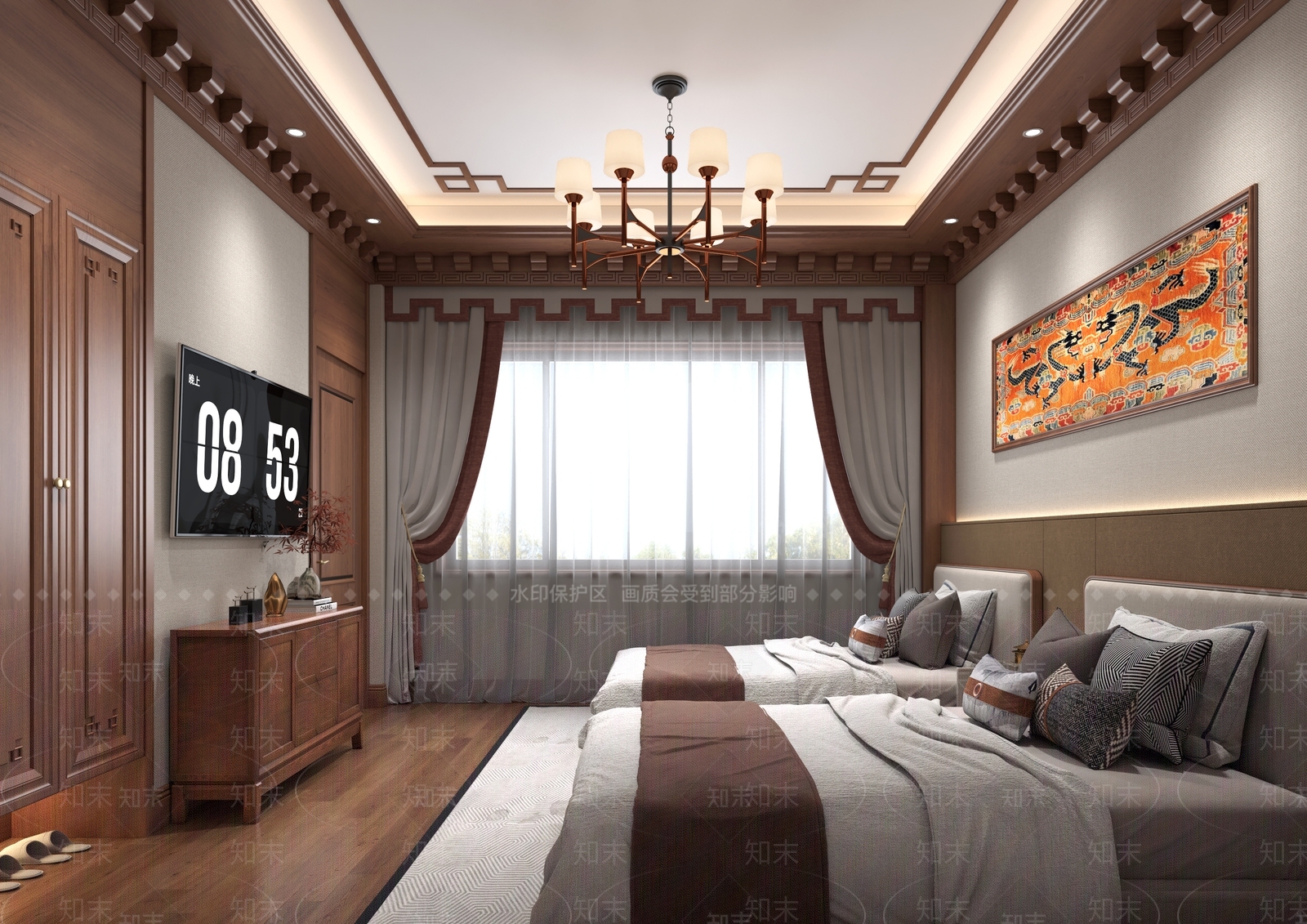 新中式3D模型下载【ID:1158332610】