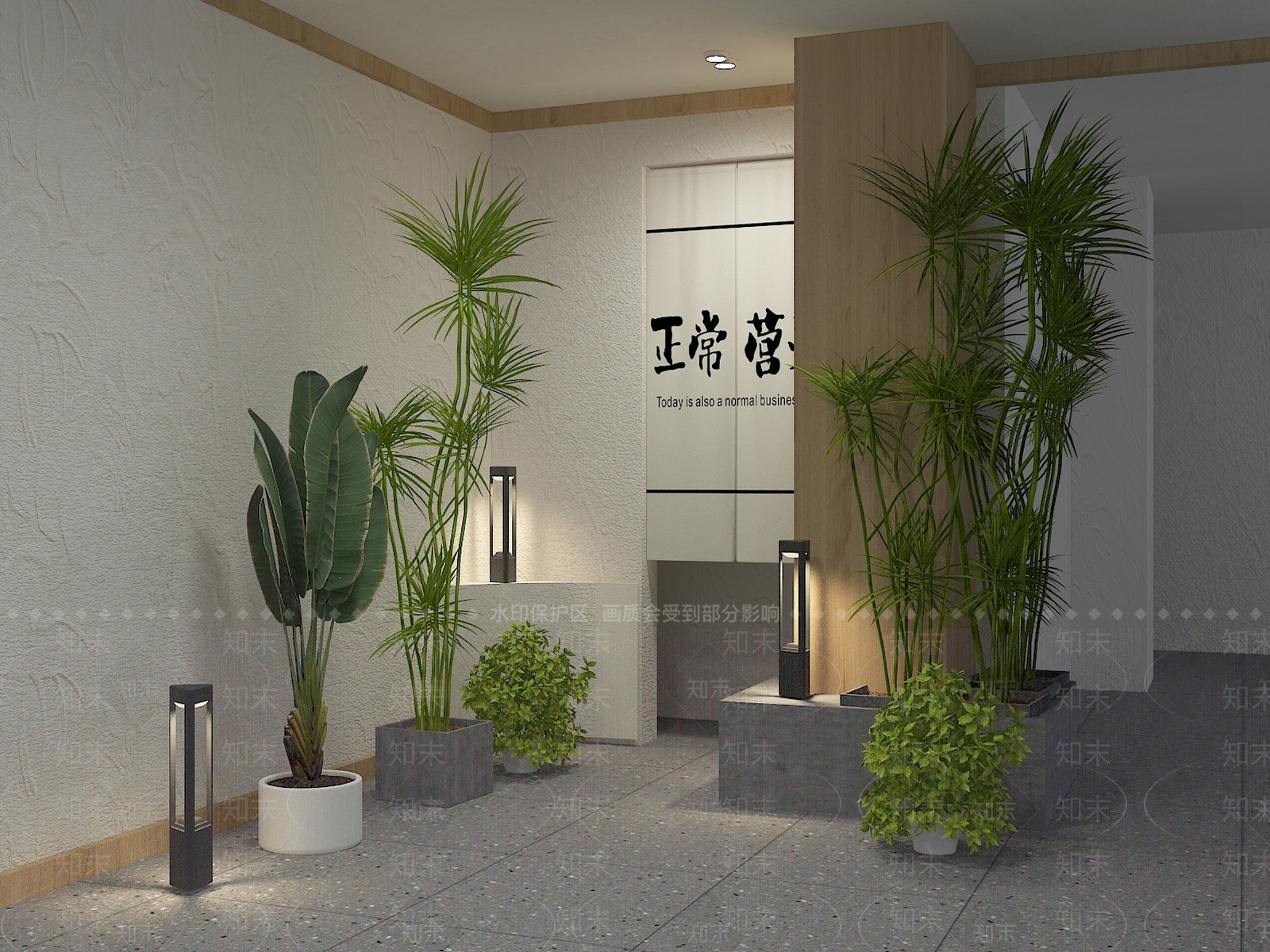 绿植盆栽灯具3D模型下载【ID:1158335738】