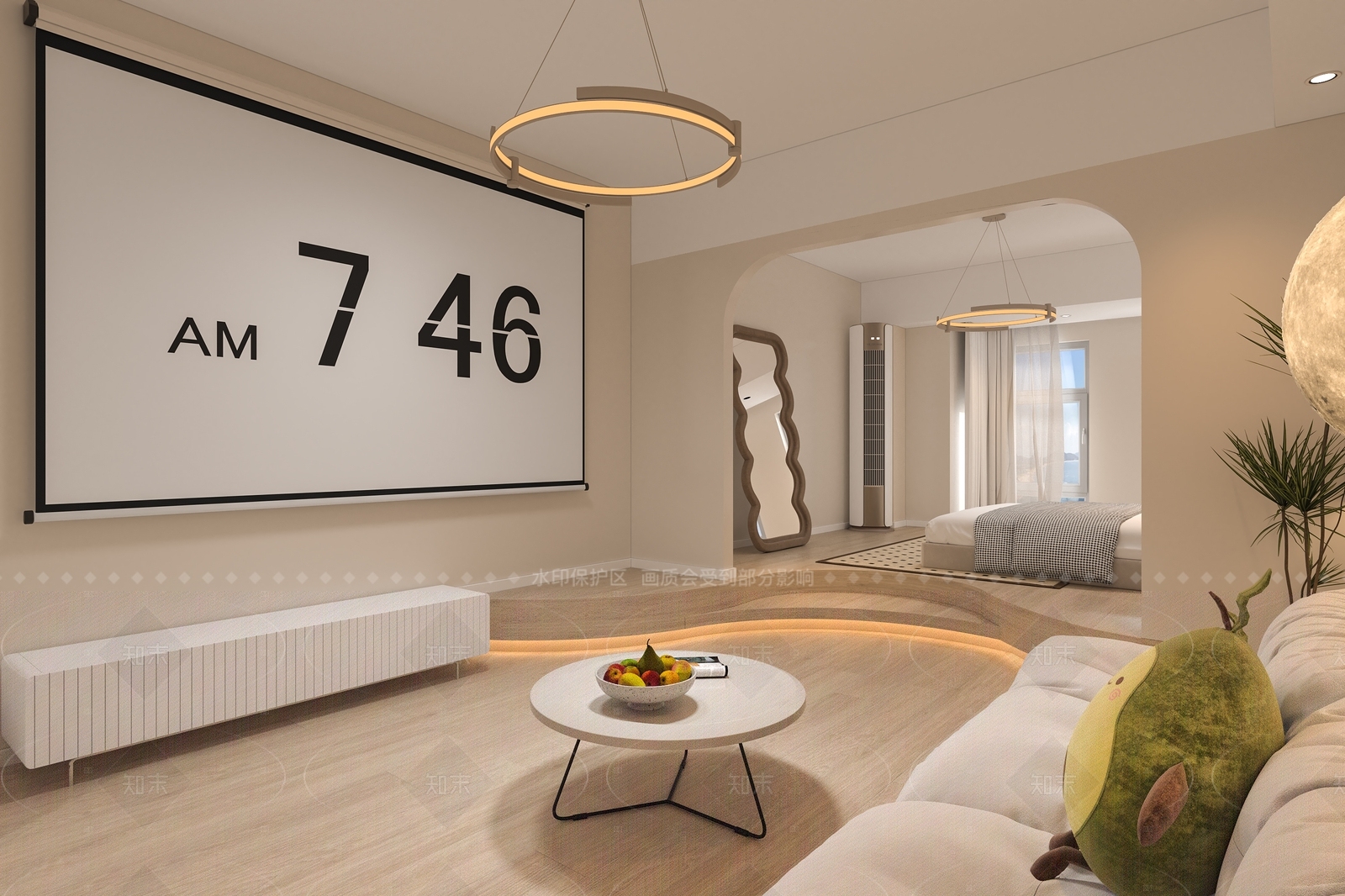现代开放式厨房3D模型下载【ID:1214571558】