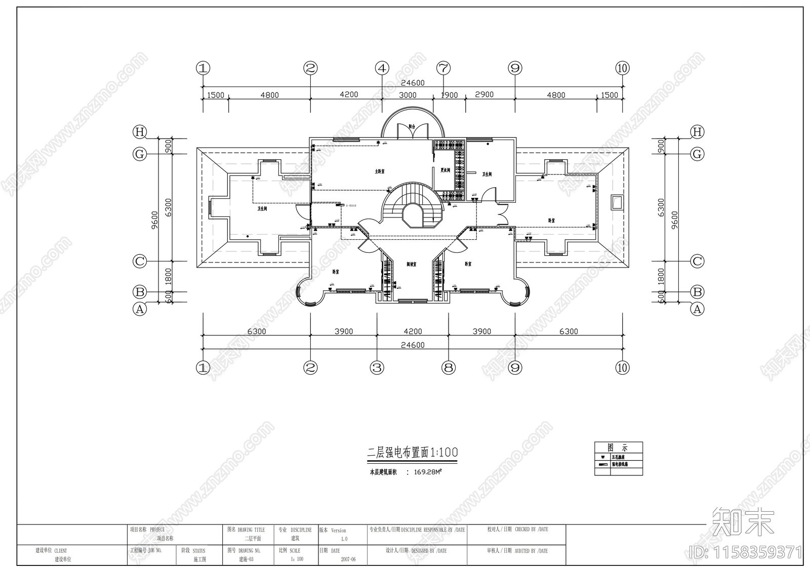 景观木屋建筑两层施工图下载【ID:1158359371】