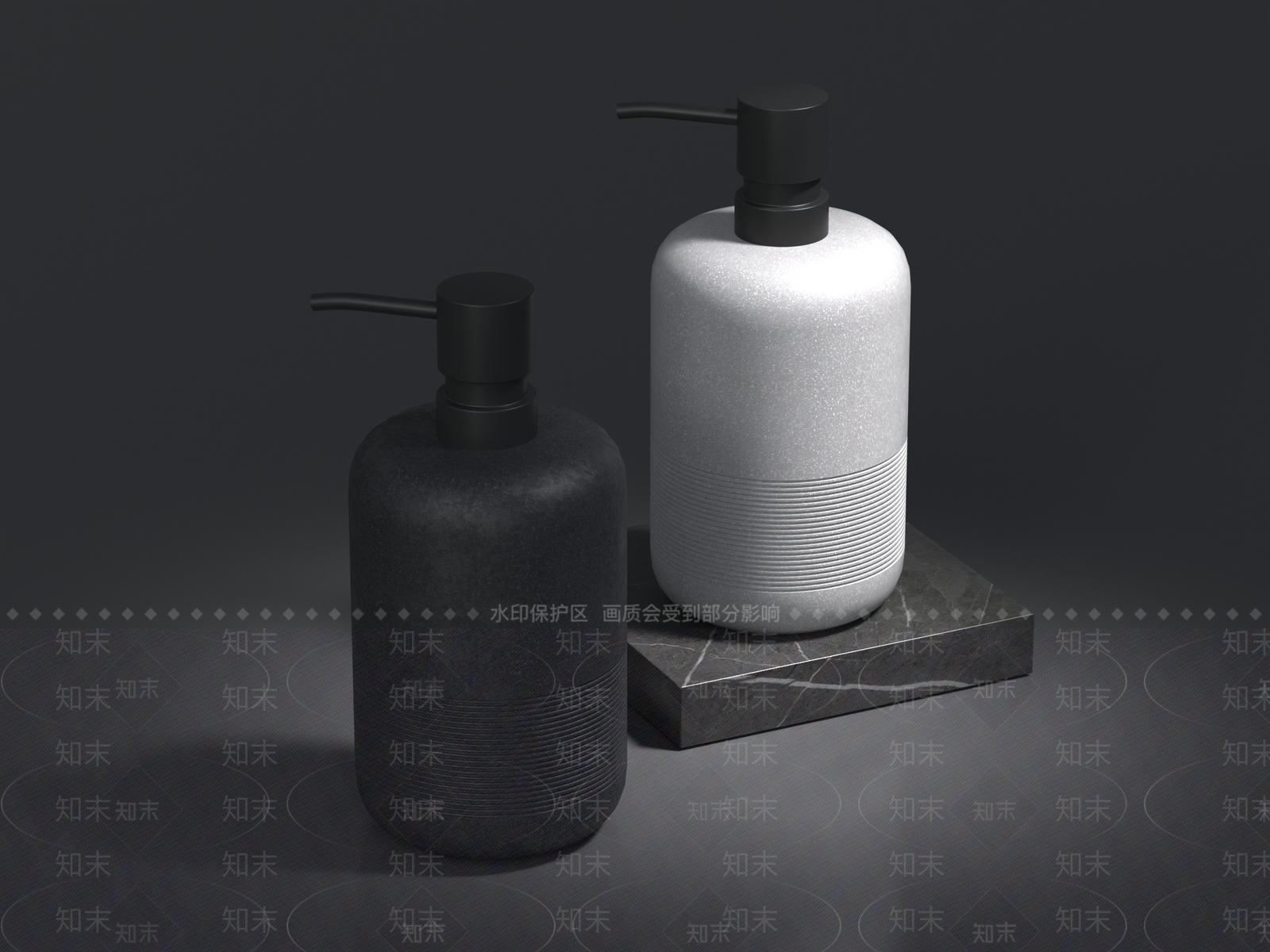 洗浴用品3D模型下载【ID:1158377038】