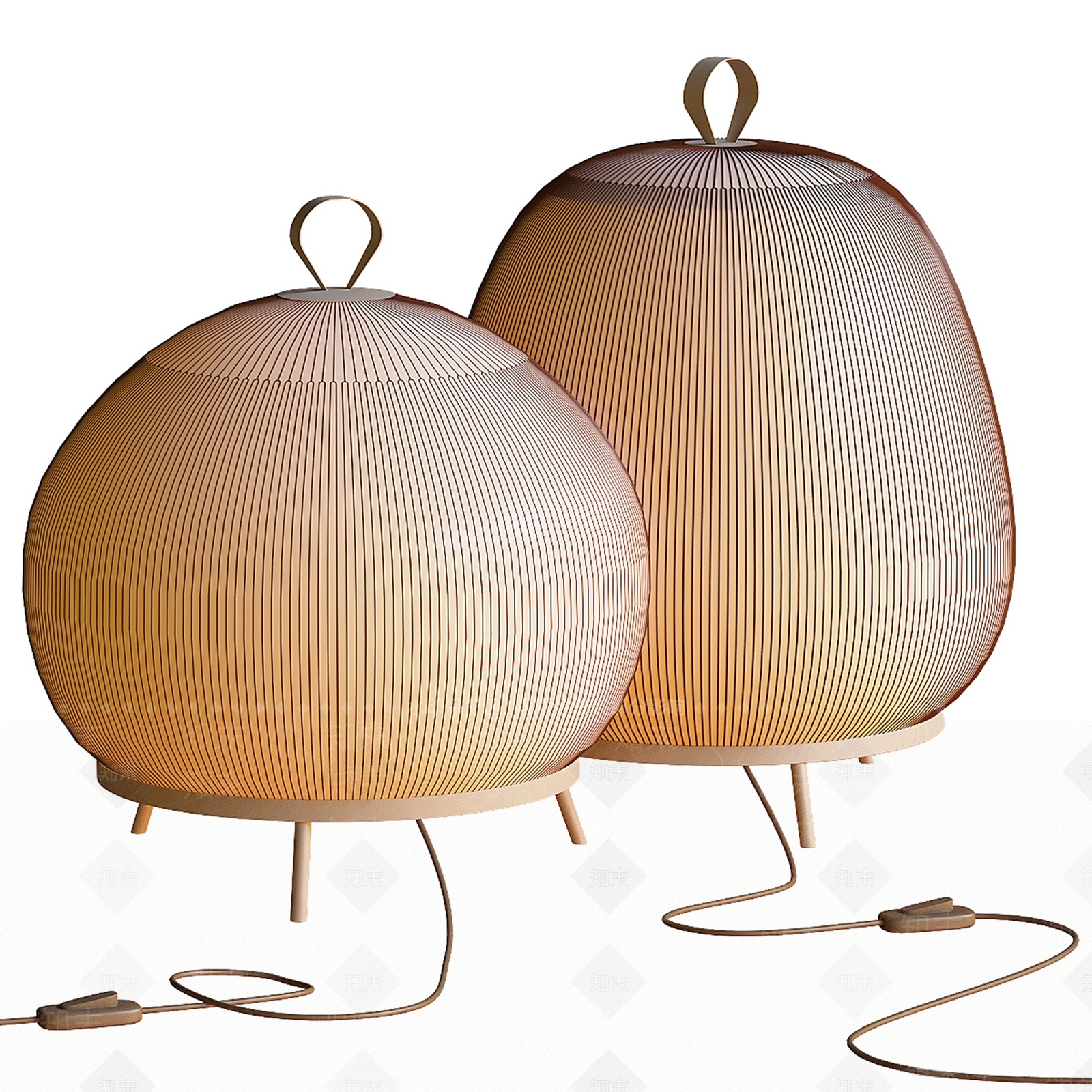 现代户外景观地灯SU模型下载【ID:1158405859】