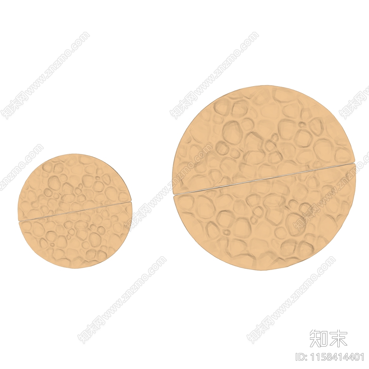 现代复古金属墙饰SU模型下载【ID:1158414401】