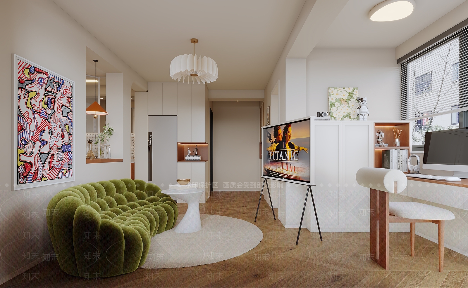 现代公寓3D模型下载【ID:1158422097】