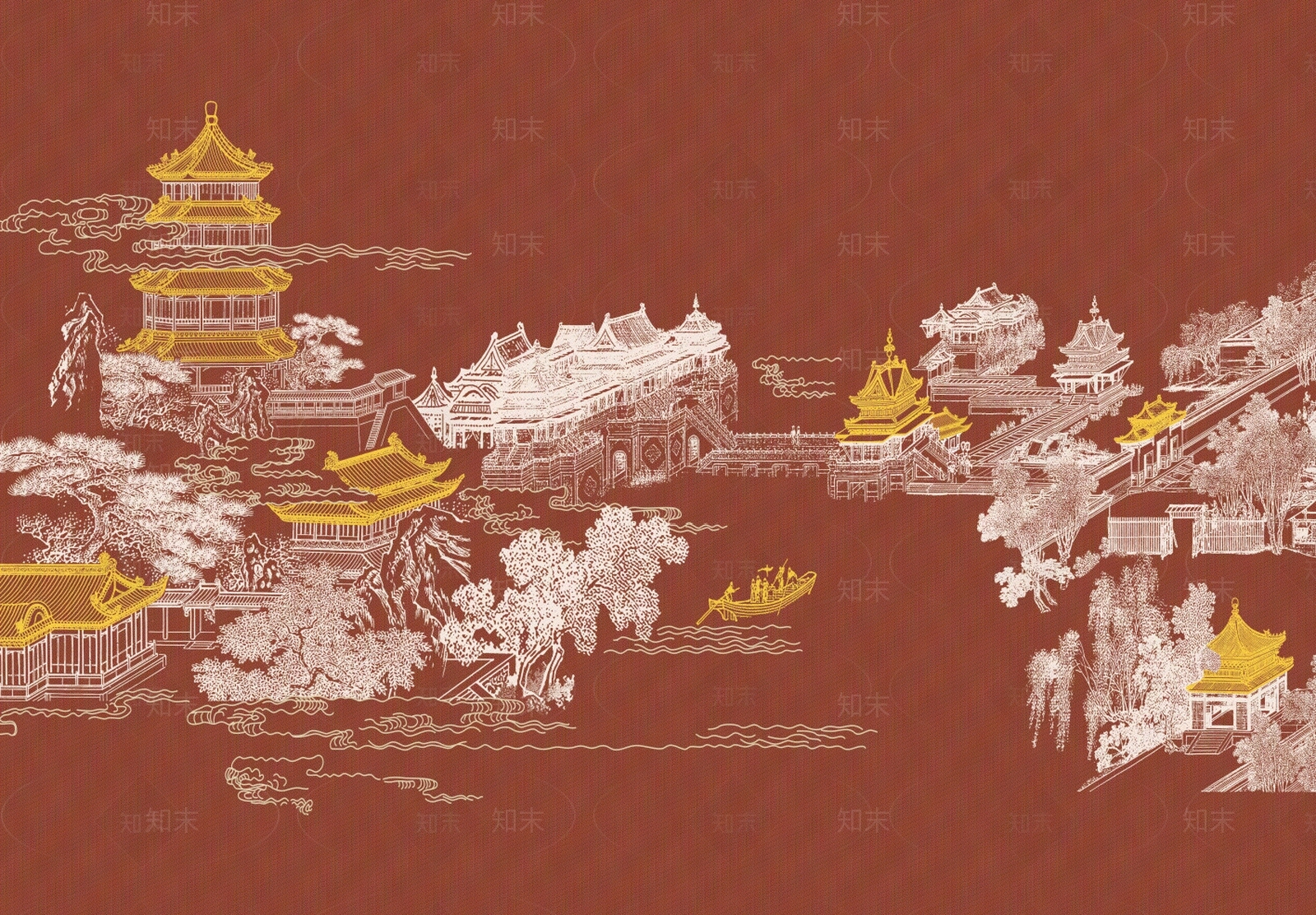 壁画高清贴图材质