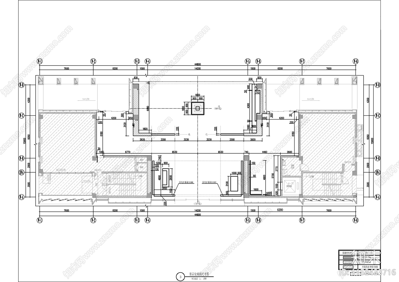 休闲会所cad施工图下载【ID:1158433716】