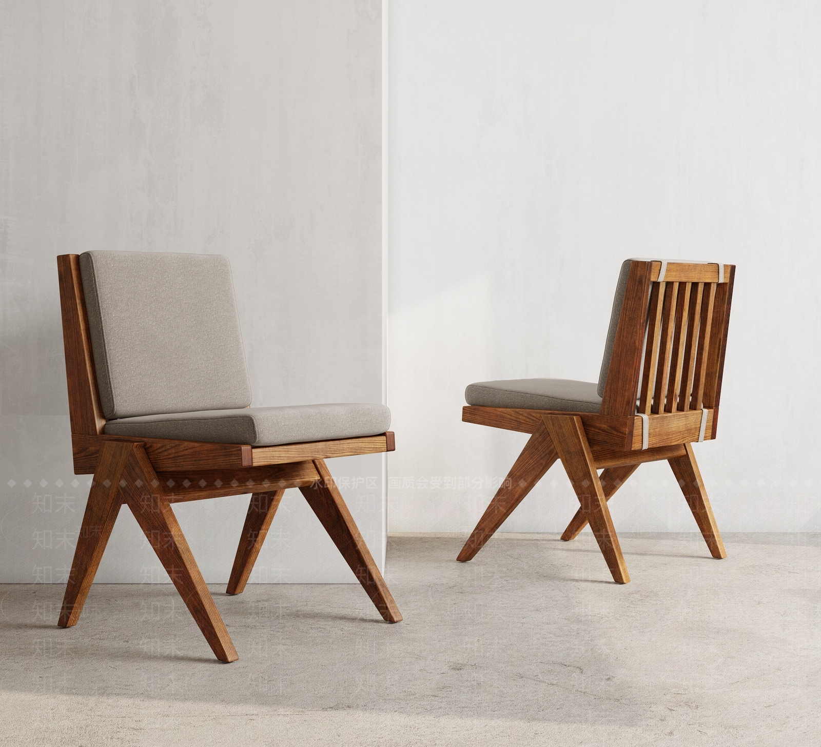 极简单人椅3D模型下载【ID:1158434804】