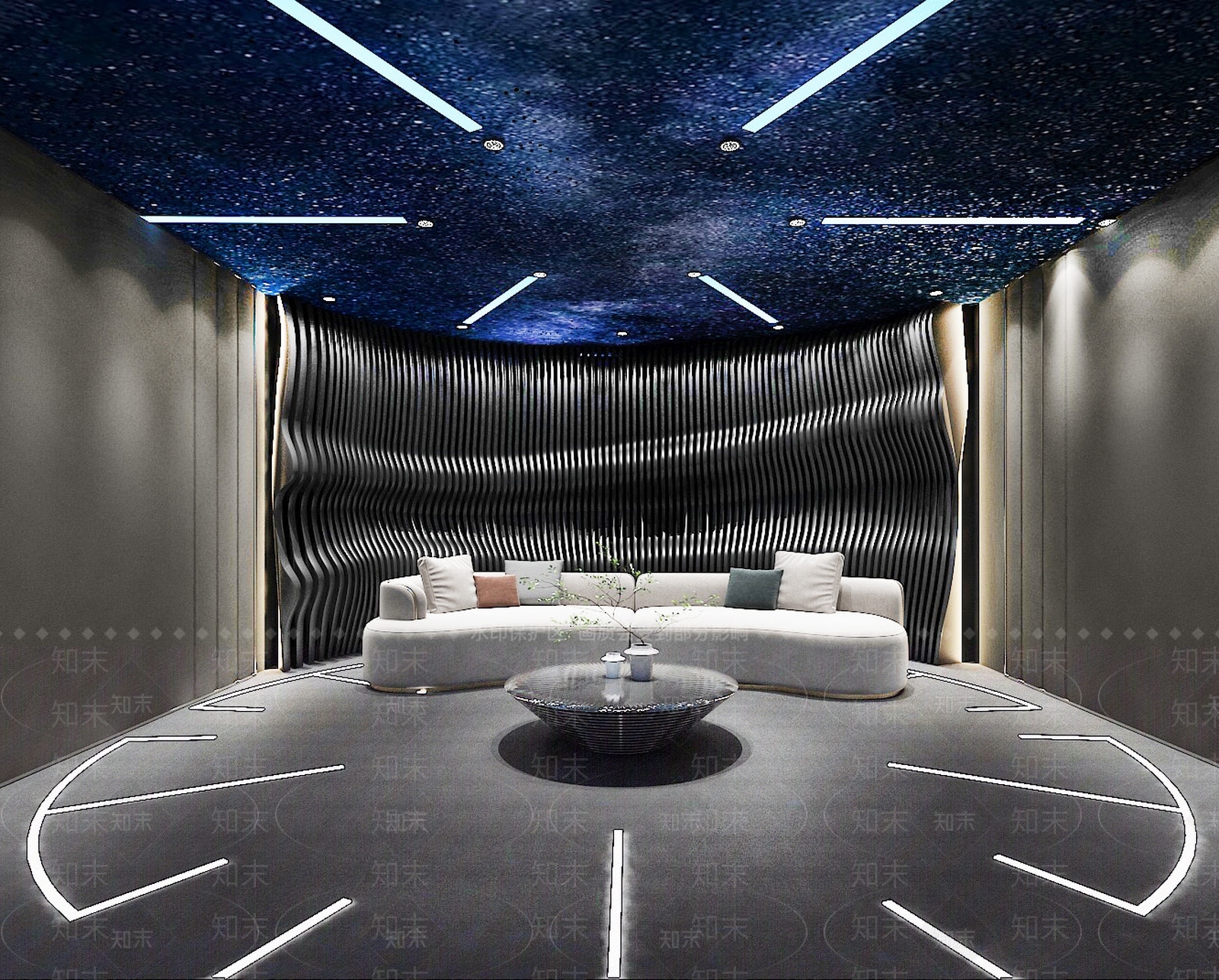 现代影音室3D模型下载【ID:1158435270】